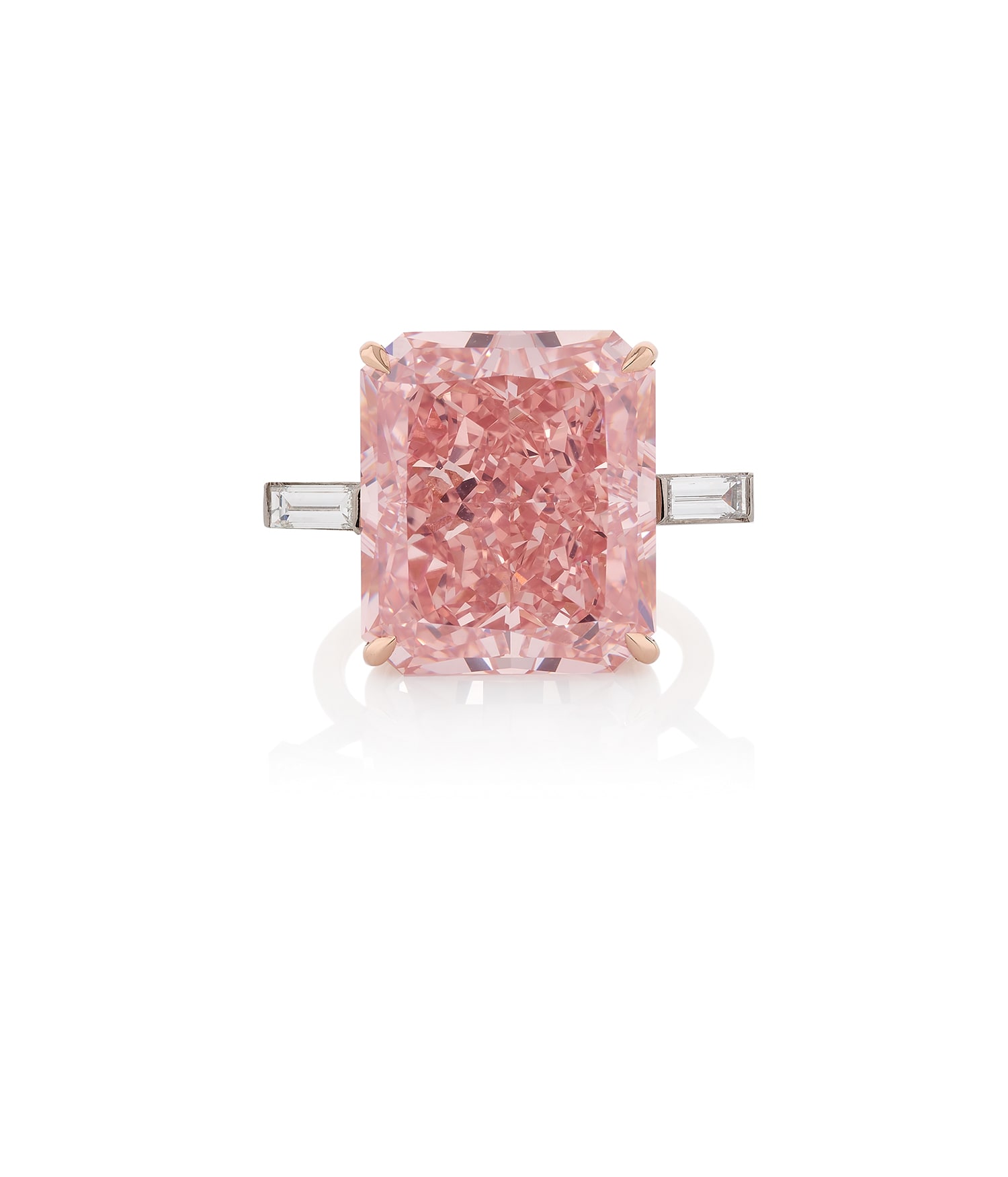 Fancy Intense Pink diamond ring The Geneva Jewels Auction: ONE