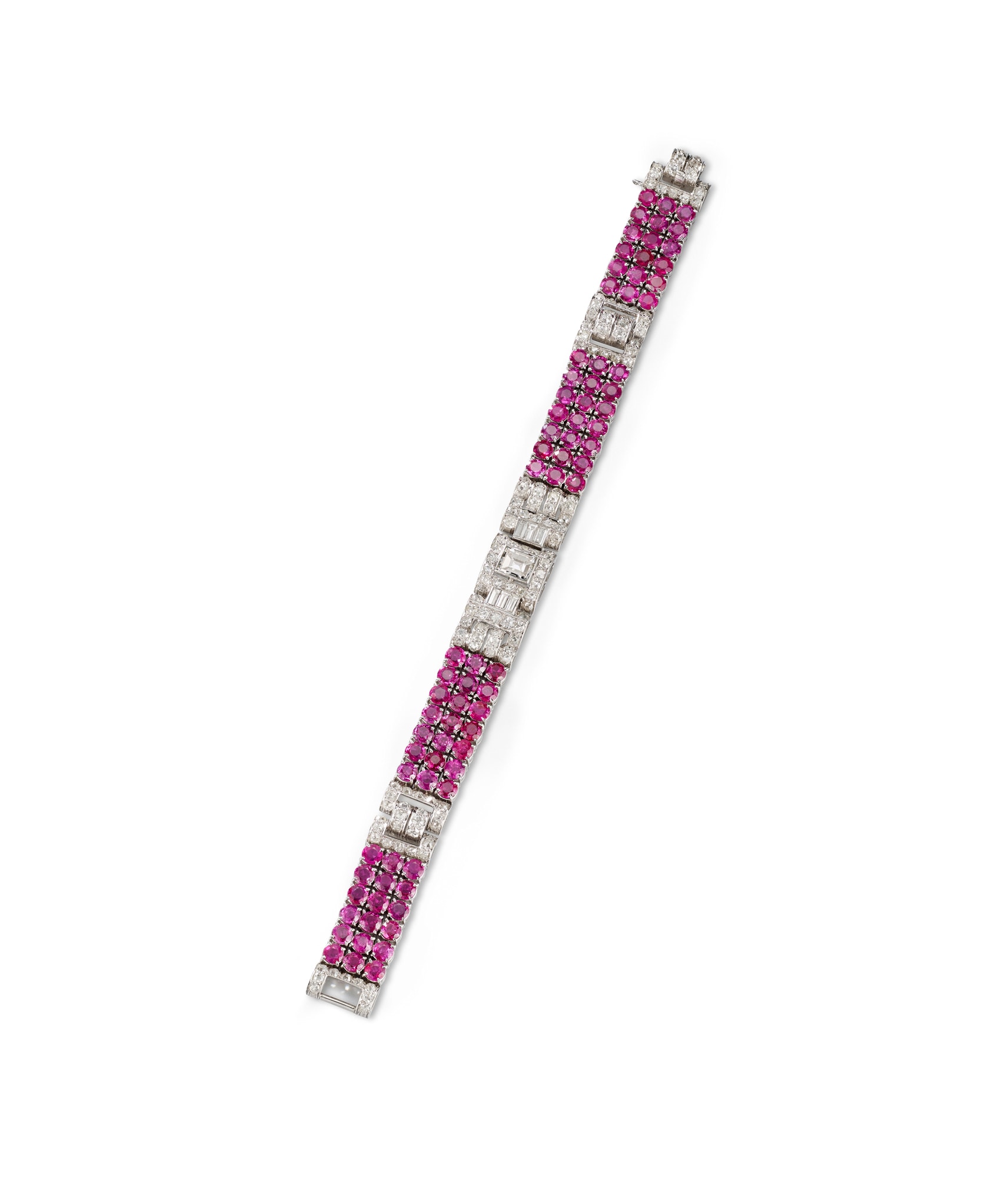 <p><em>Ruby and diamond bracelet</em></p>
