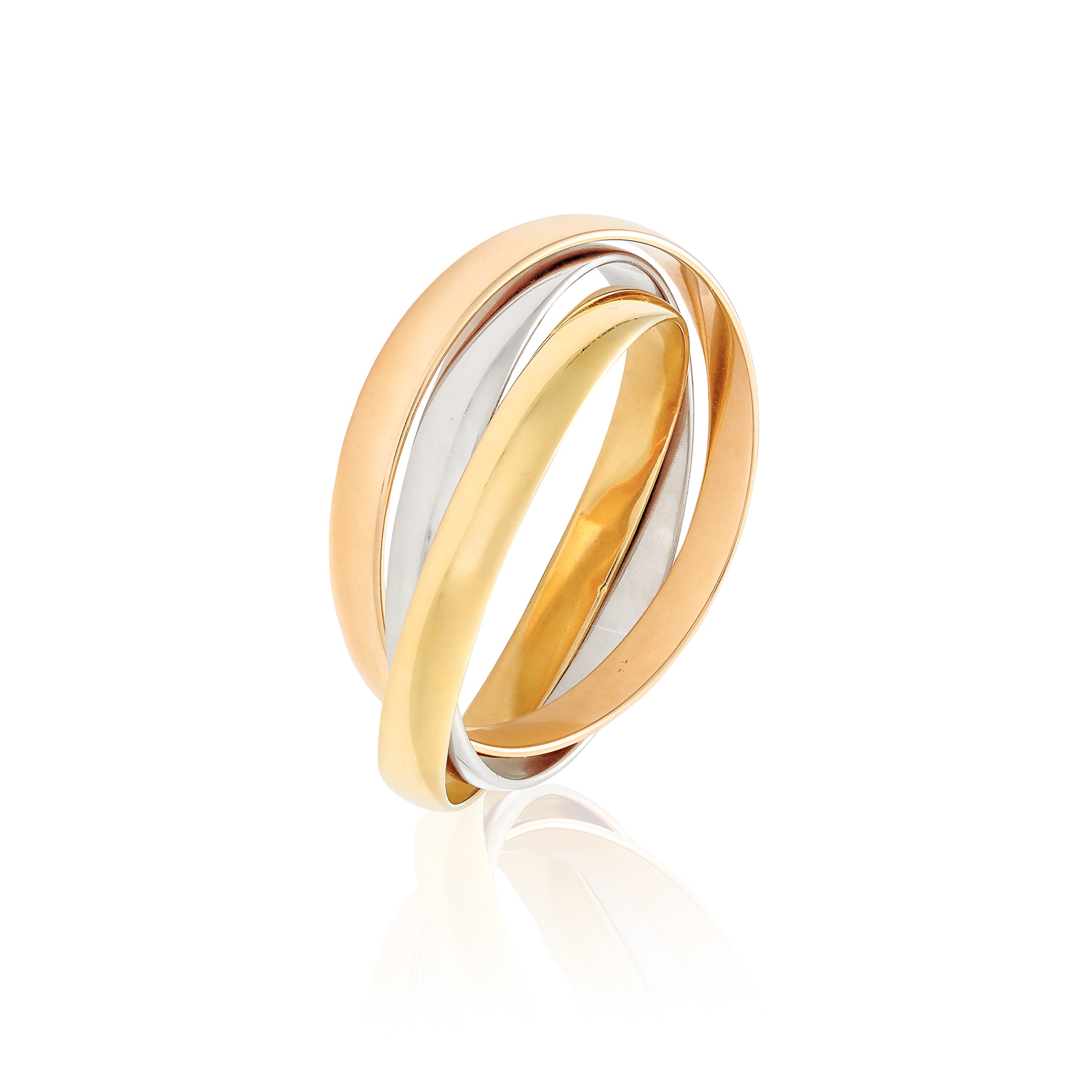 <p><strong>CARTIER</strong>&nbsp;<em>Gold bangle, &#39;Trinity&#39;</em></p>
