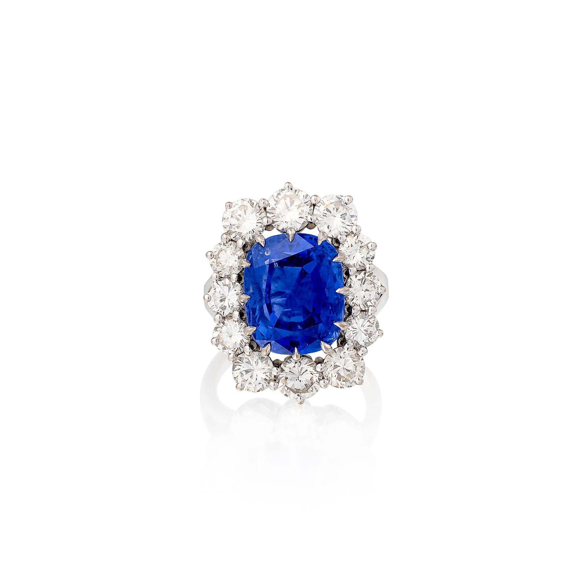 <p><em>Sapphire and diamond ring,</em> CHF11,000–16,000</p>