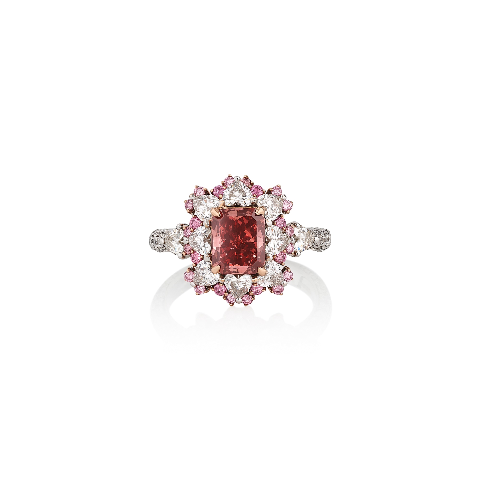 <p><em>&#39;The Red Miracle&#39;, Rare Fancy Red diamond ring weighing 1.21 carats, SI2 Clarity</em></p>

