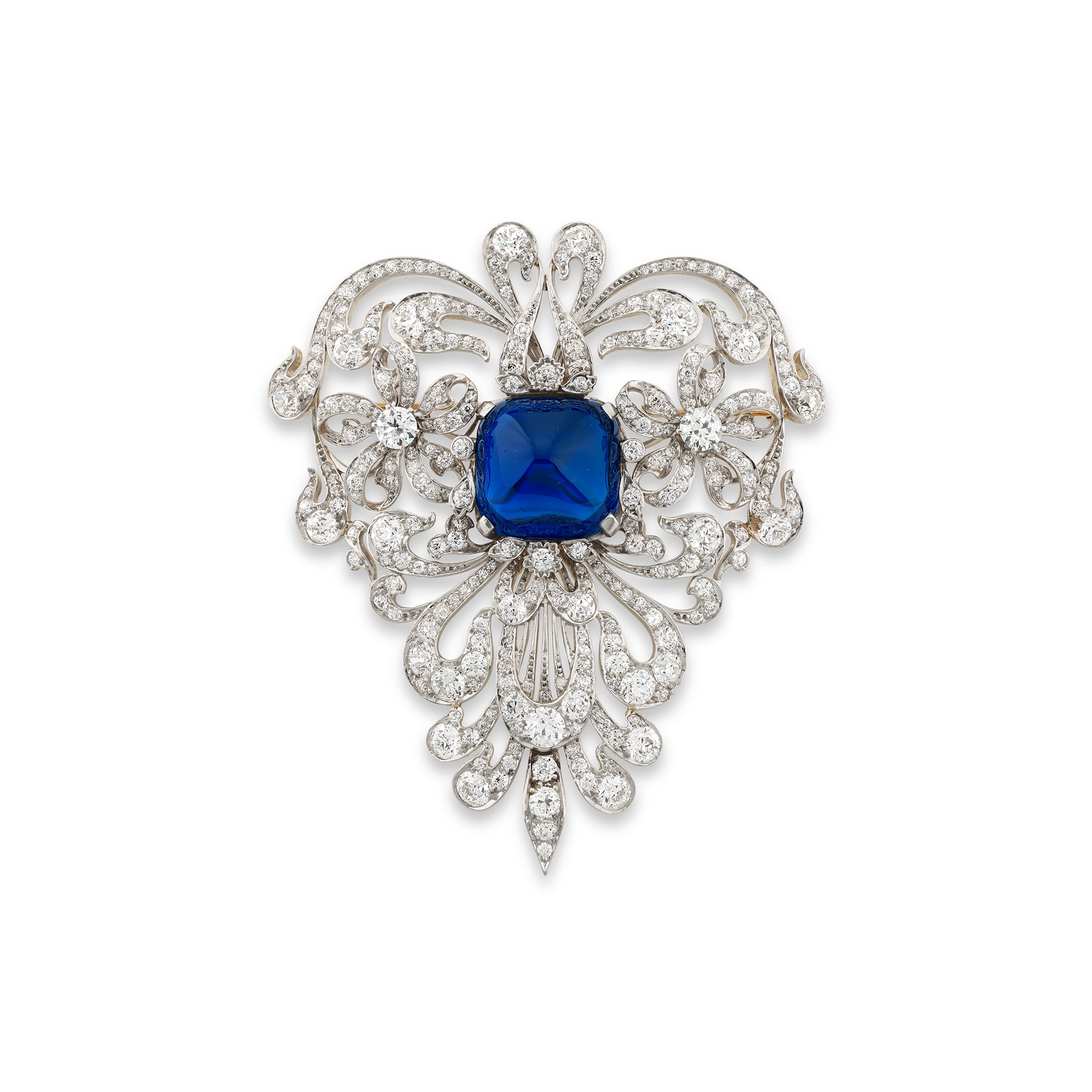 <p><strong>TIFFANY &amp; CO</strong> <em>&#39;The Vanderbilt Sapphire&#39; Magnificent and highly important Kashmir</em> <em>sapphire and diamond brooch, weighing 42.68 carats, early 20th century</em></p>
