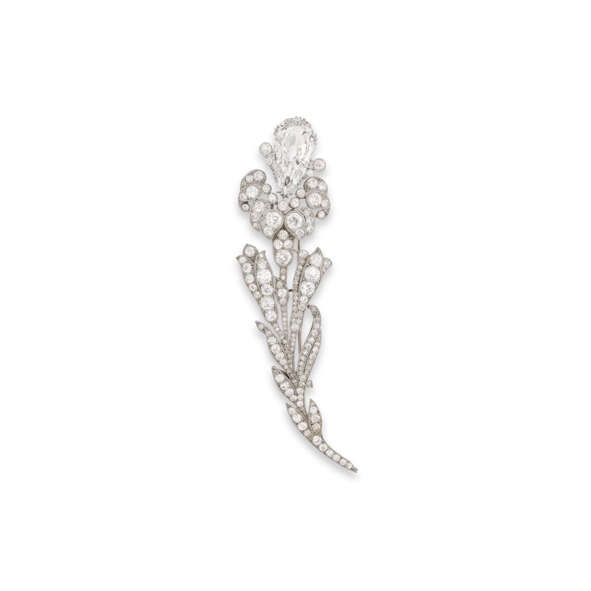 <p><strong>CARTIER</strong> <em>Magnificent diamond brooch,</em> circa 1908</p>
