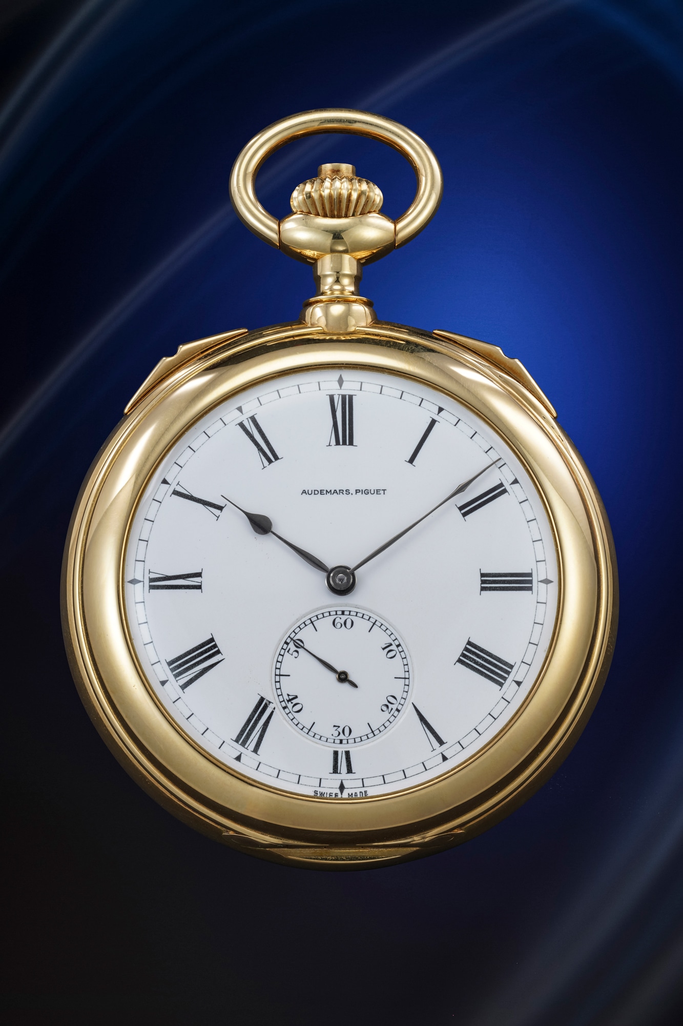 <p><strong>PHILIPPE DUFOUR FOR AUDEMARS PIGUET, AND RETAILED BY ASPREY</strong>,<strong>&nbsp;</strong><em>Grande and Petite Sonnerie Pocket Watch</em></p>
