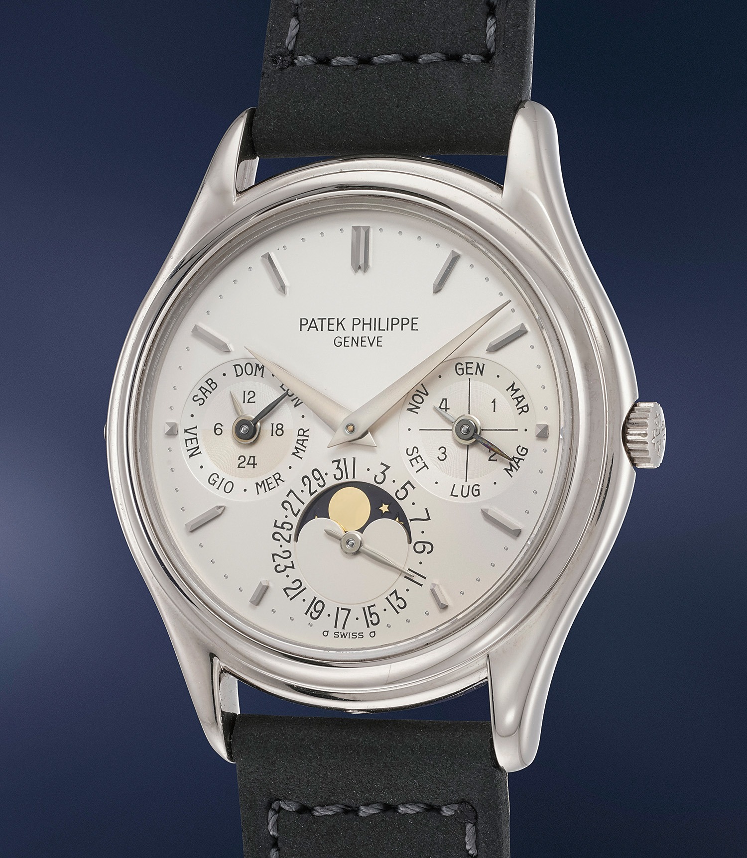 オマPatek Philippe Geneve 自動巻き Patek Philippe] メンズ自動巻き腕時計 - 専用ケース・カード