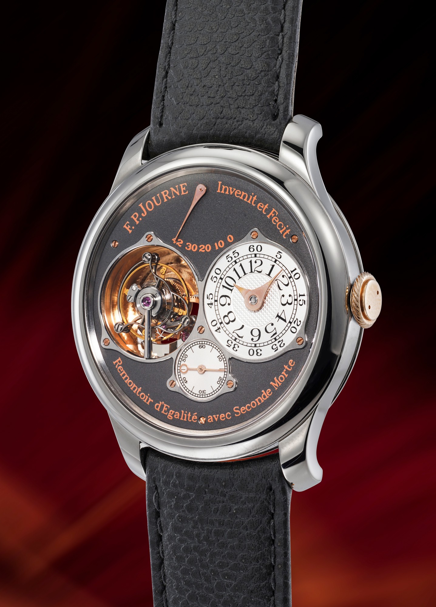 <p><strong>F.P.JOURNE</strong>&nbsp;<em>Tourbillon Souverain &quot;Hong Kong&quot; No. 2 of 5 made</em></p>
