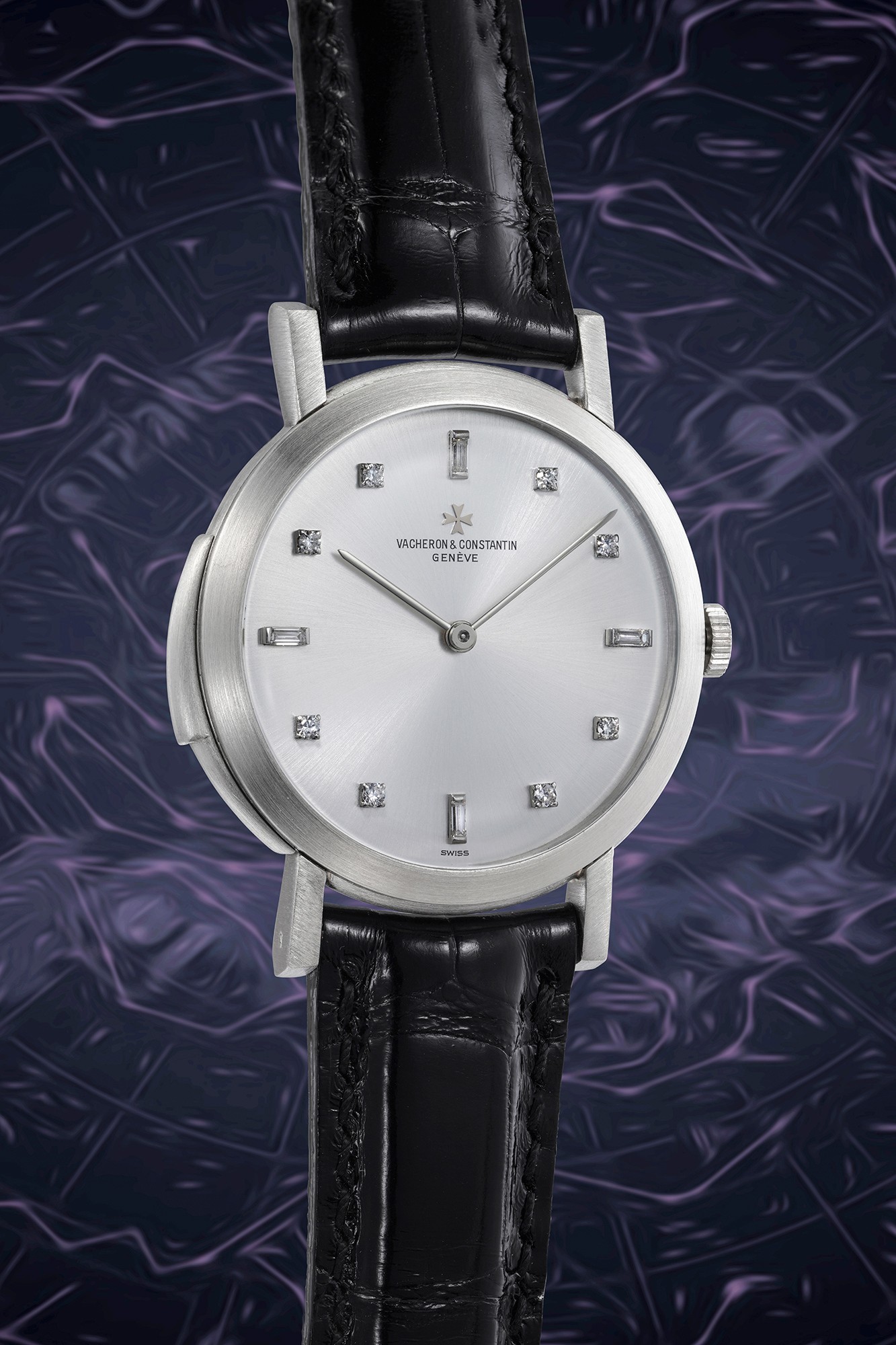 <p><strong>VACHERON CONSTANTIN</strong> <em>Ref. 6448 Unique Piece in platinum</em></p>
