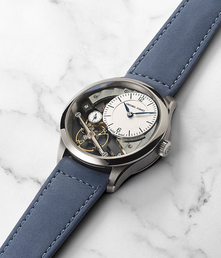 <p>An impressive limited edition white gold Greubel Forsey Signature 1</p>
