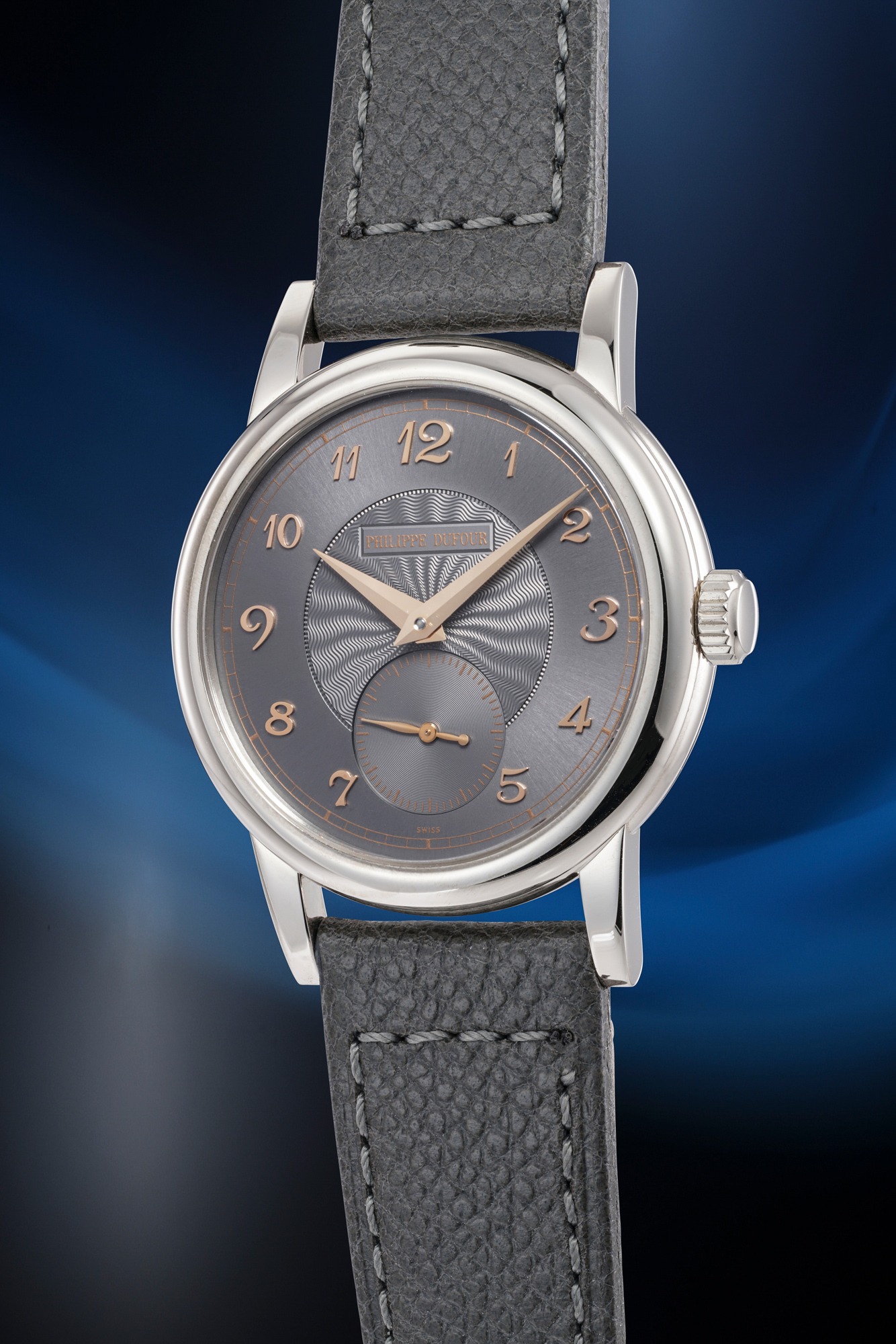 <p><strong>PHILIPPE DUFOUR</strong>, Simplicity in White Gold</p>
