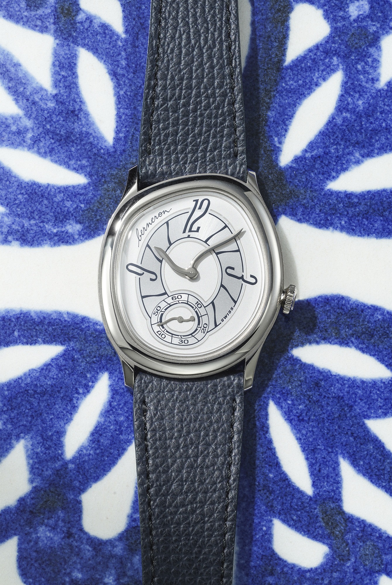 <p><strong>BERNERON&nbsp;</strong><em>Mirage Prussian Blue &ldquo;A Series&rdquo; in 18k white gold</em></p>
