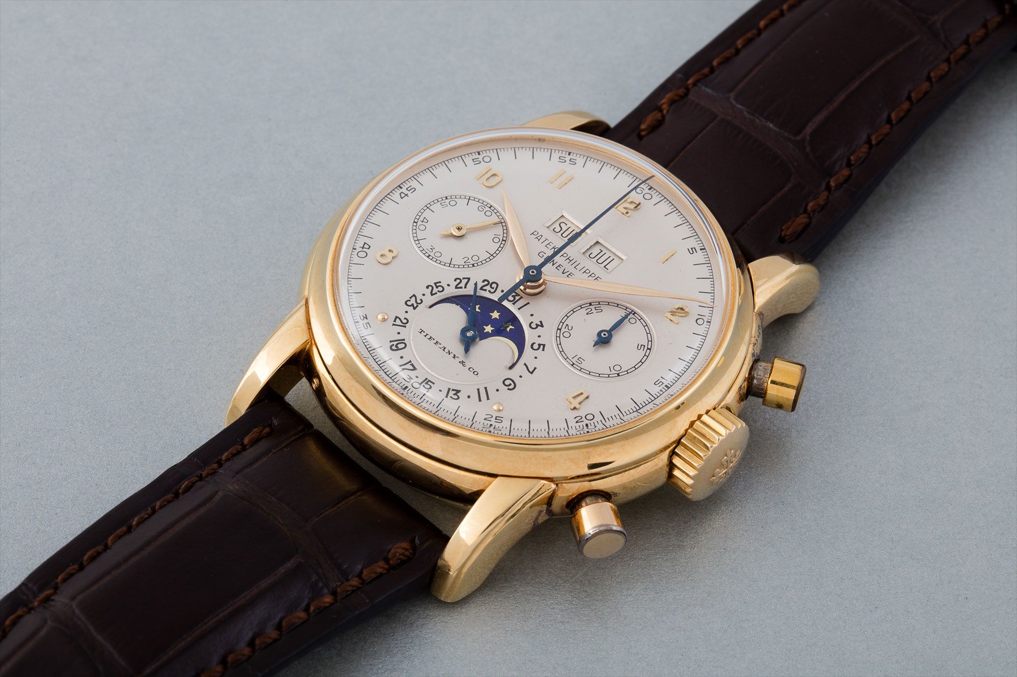 <b>PATEK PHILIPPE</b> 'Tiffany &amp; Co.', Reference 2499 2 1/2-Series, Yellow Gold, 1966