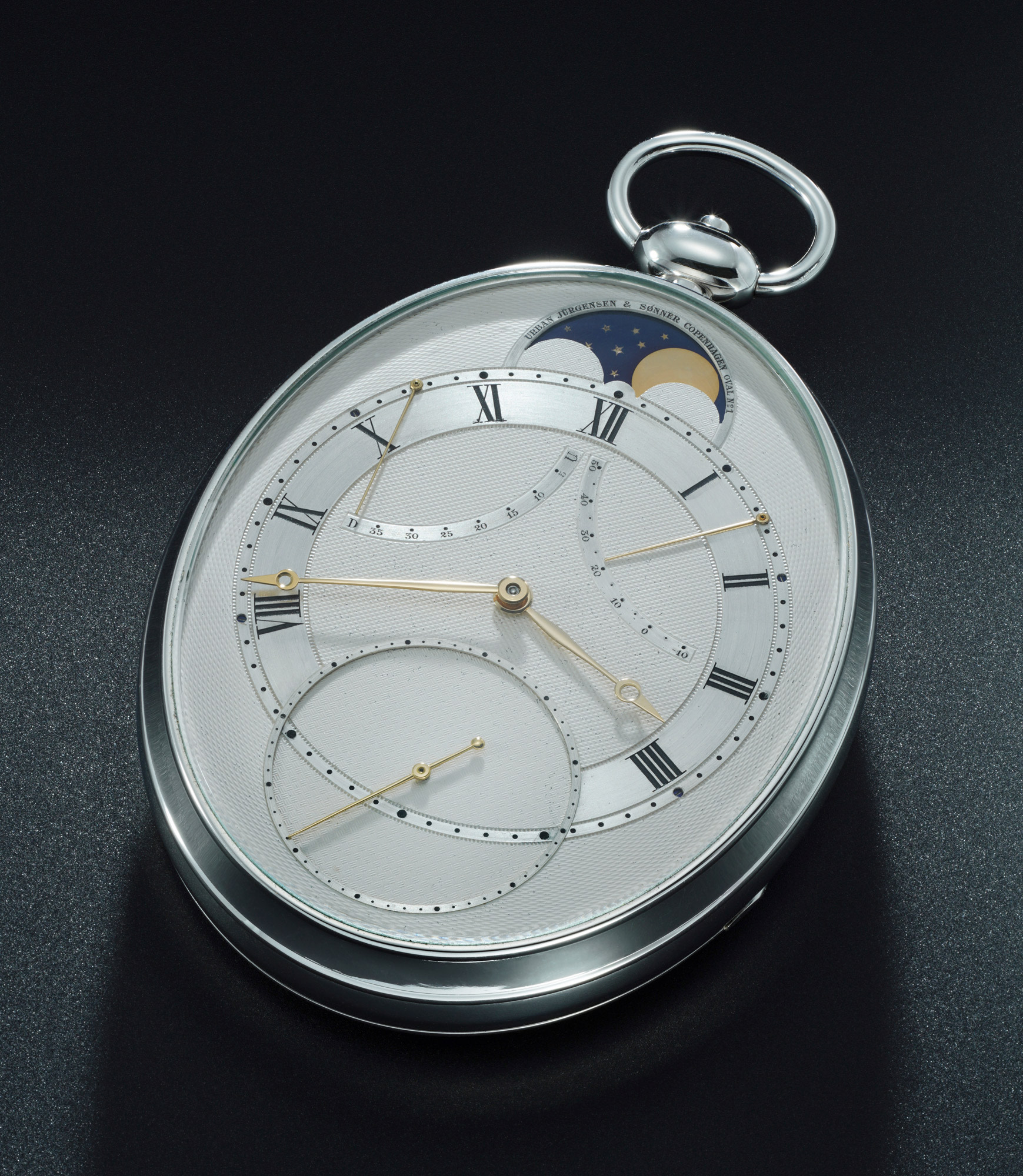 <p><strong>DEREK PRATT</strong>&nbsp;<em>Oval Pocket Watch Made for Urban J&uuml;rgensen</em></p>
