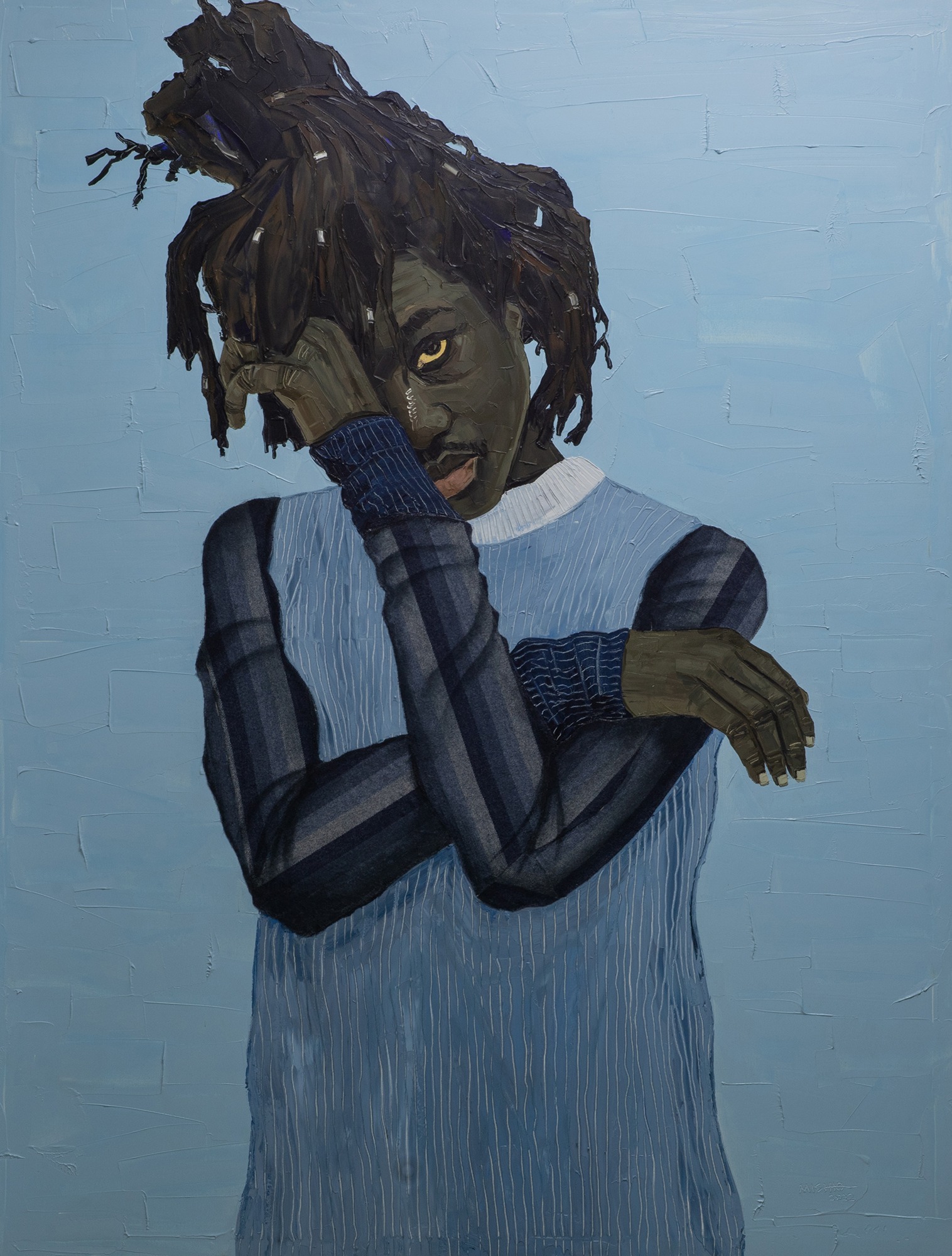 <p><strong>JAMES MISHIO</strong> <em>Partial Stare</em>, 2021</p>