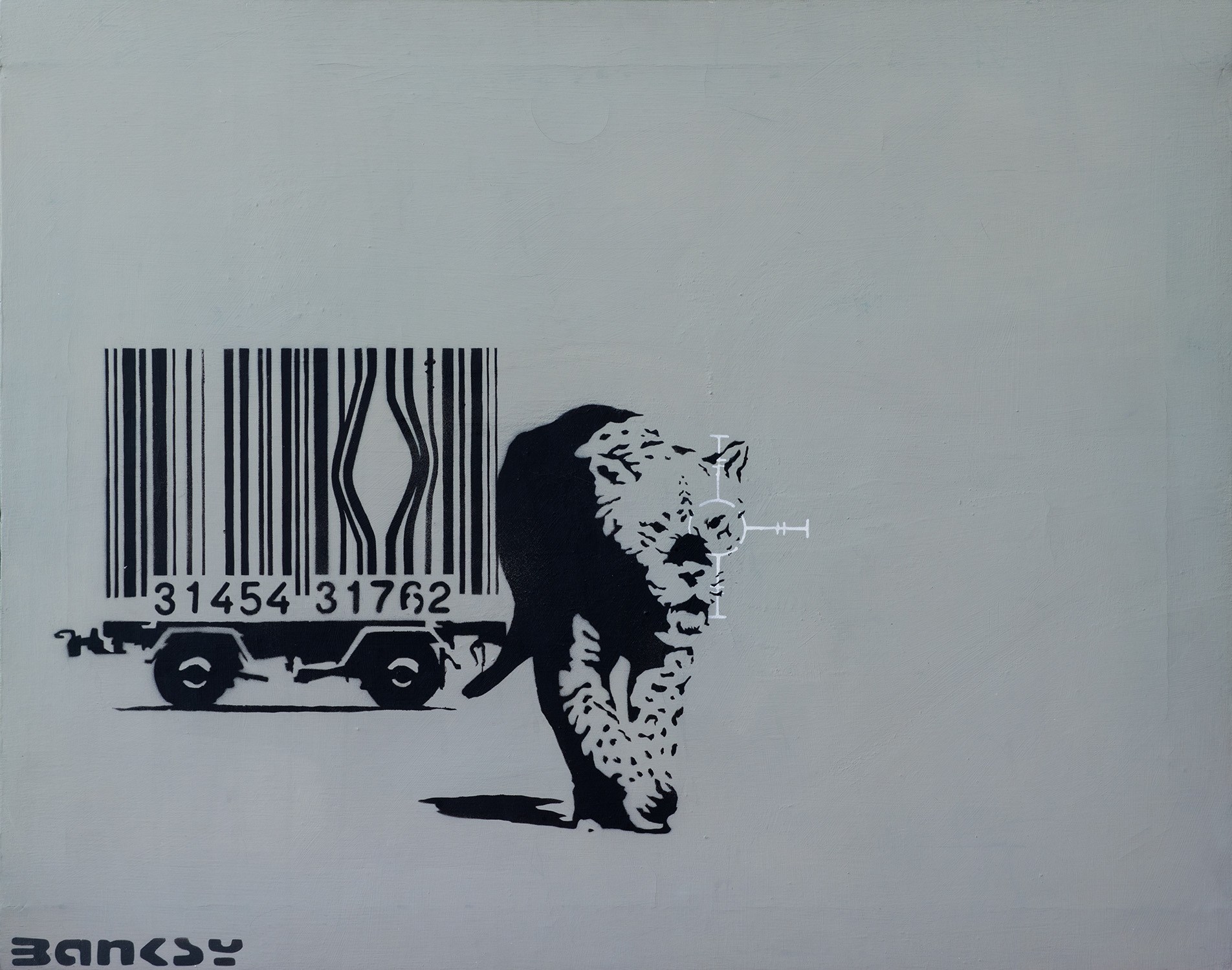 Banksy, Barcode Leopard