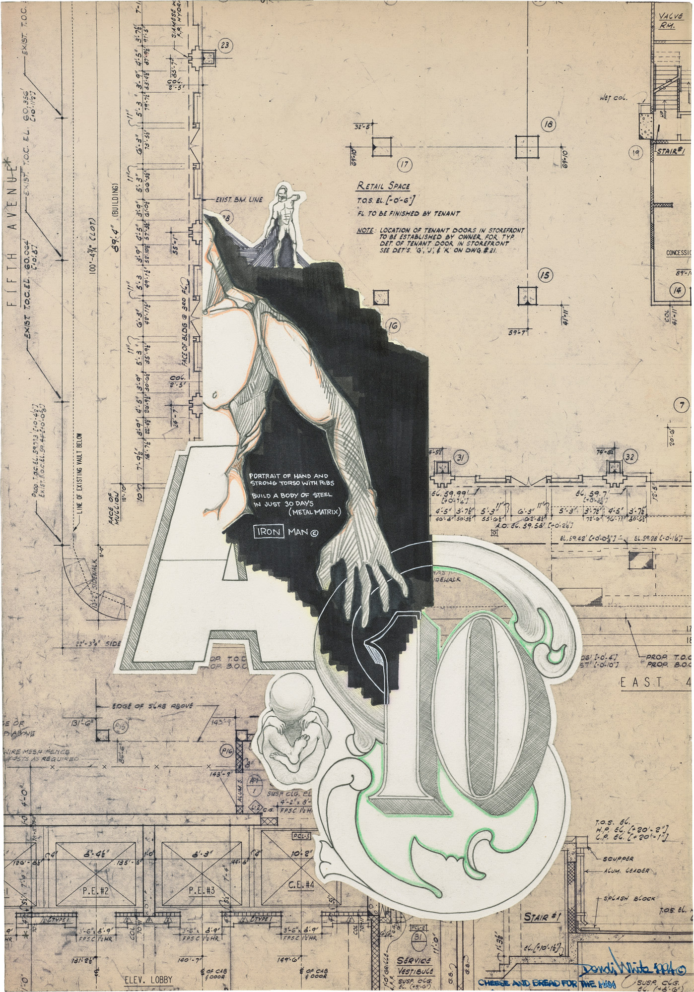 <p><strong>DONDI WHITE&nbsp;</strong><em>Cheese &amp; Bread for the Ham,</em> 1994</p>
