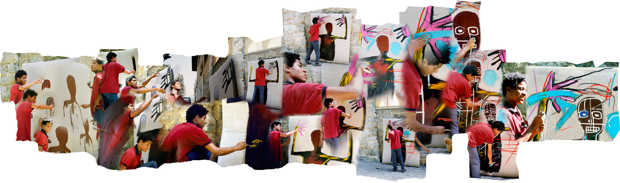 <p><strong>LEE JAFFE</strong> <em>Jean-Michel Painting in St. Moritz</em>, 1983-2018</p>
