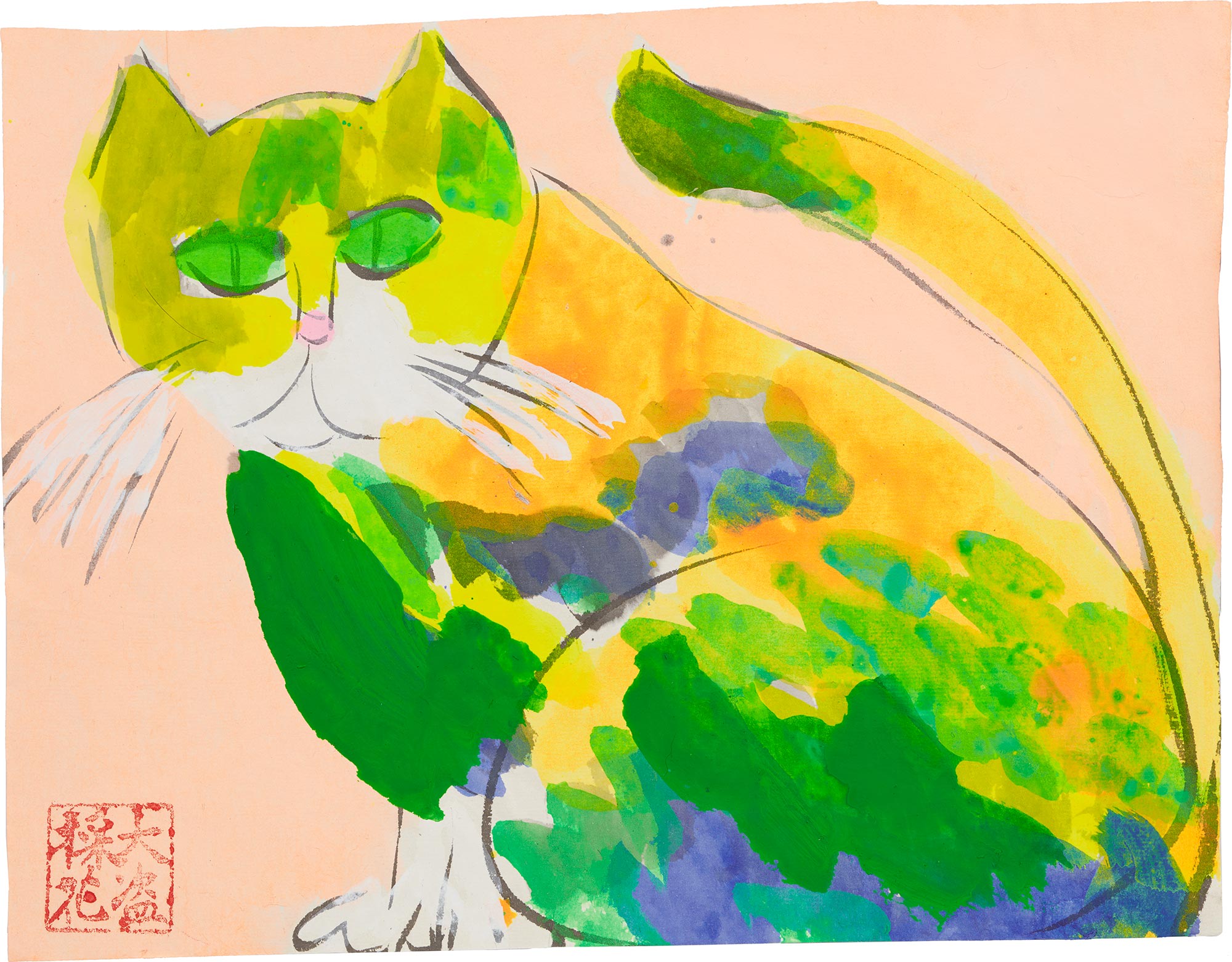 <b>WALASSE TING</b><i> Untitled</i>, undated