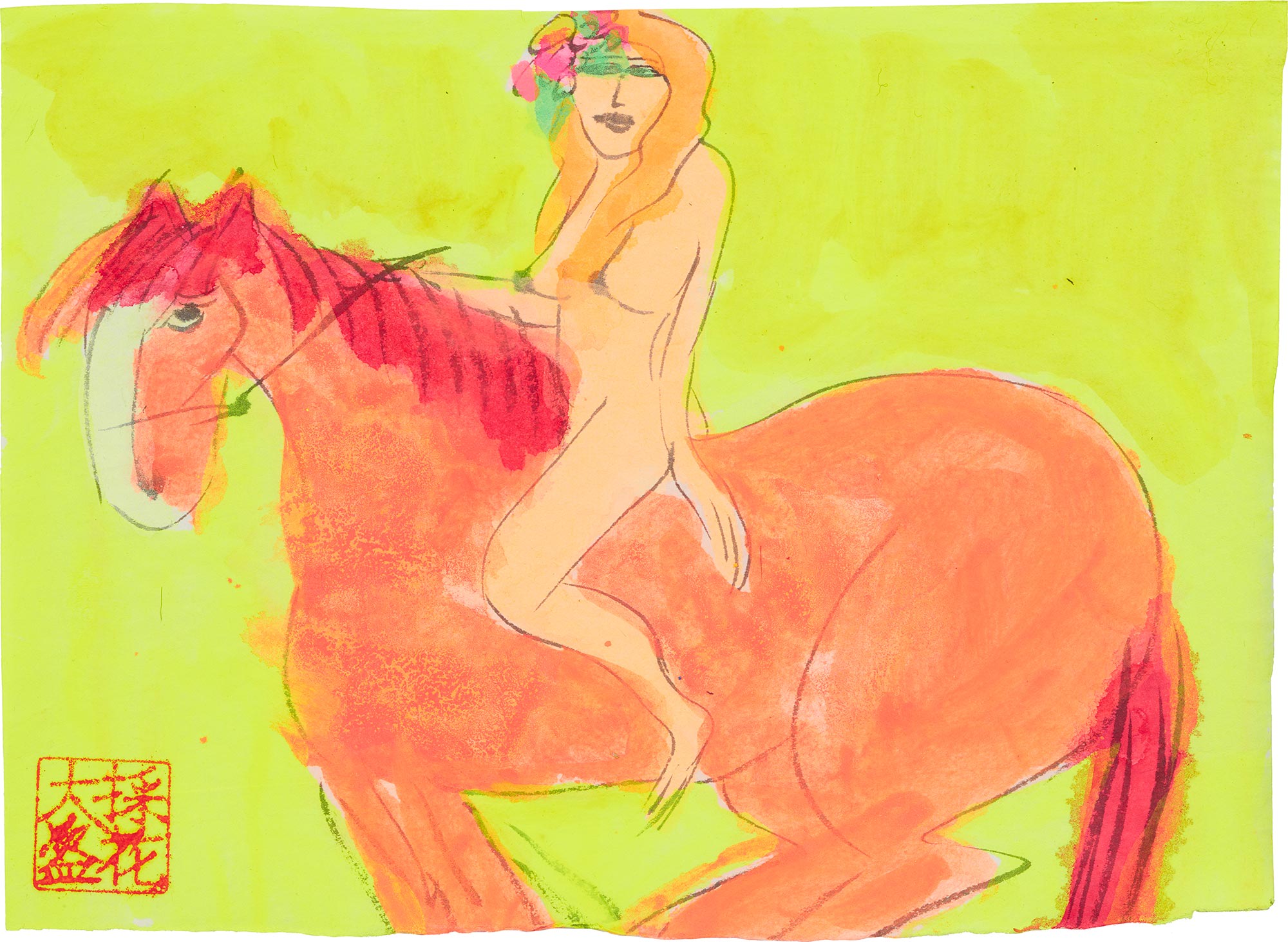 <b>WALASSE TING</b> <i>Untitled</i>, undated