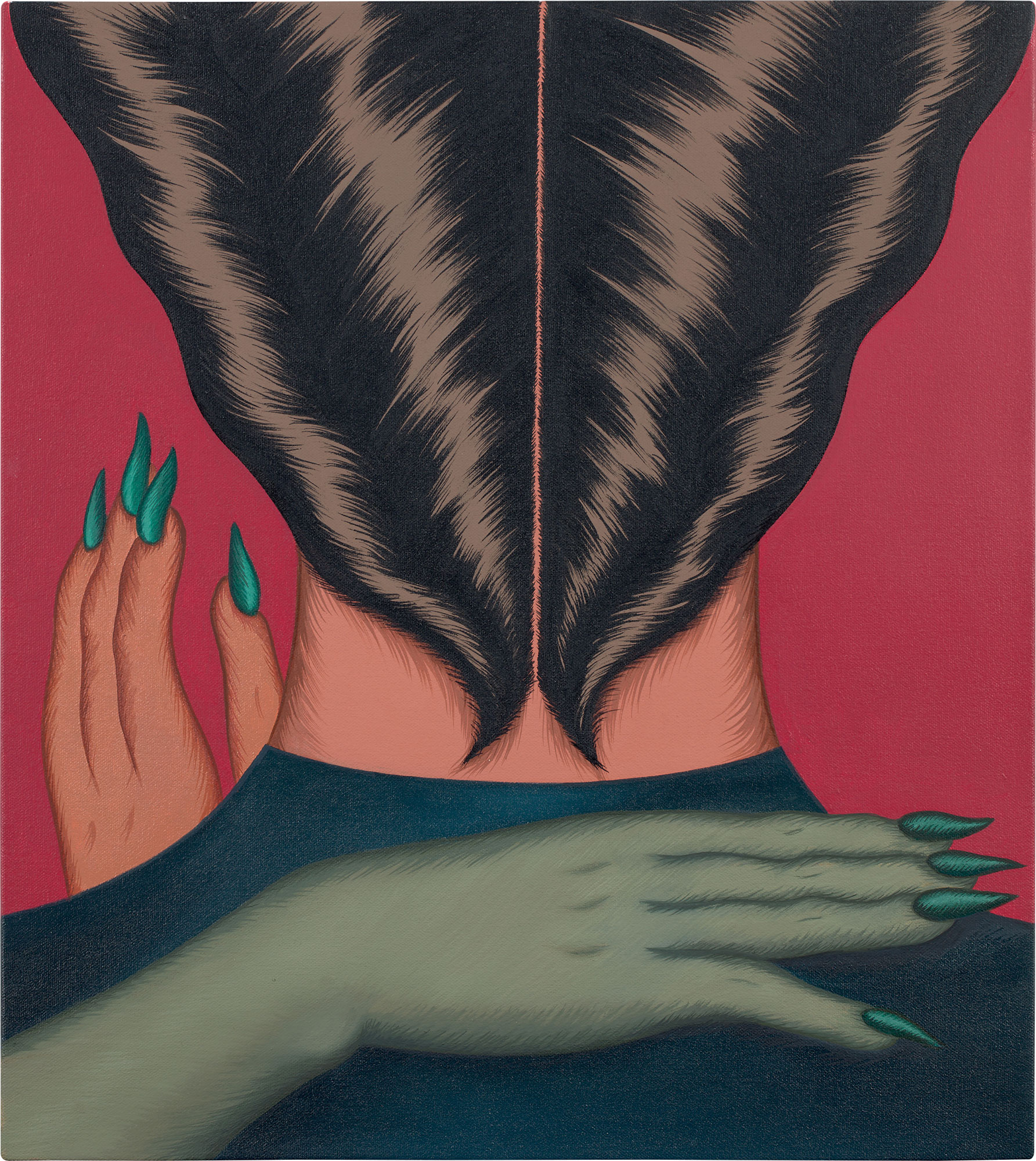 <p><strong>JULIE CURTISS</strong> <em>Second Thought,</em> Painted in 2017</p>