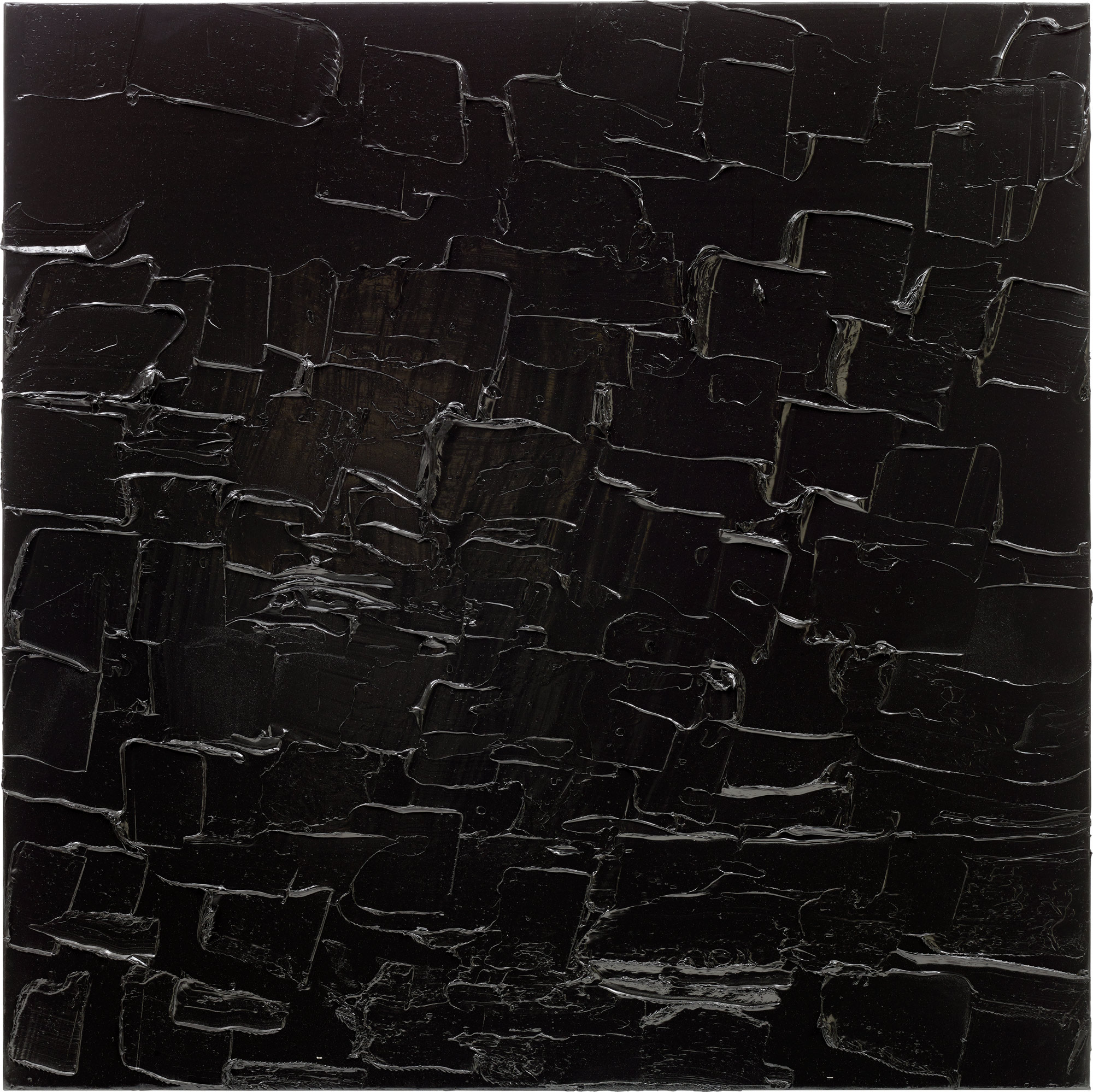 <p><strong>PIERRE SOULAGES</strong> <em>Peinture 130 x 130 cm</em>, 16 juillet 2021</p>
