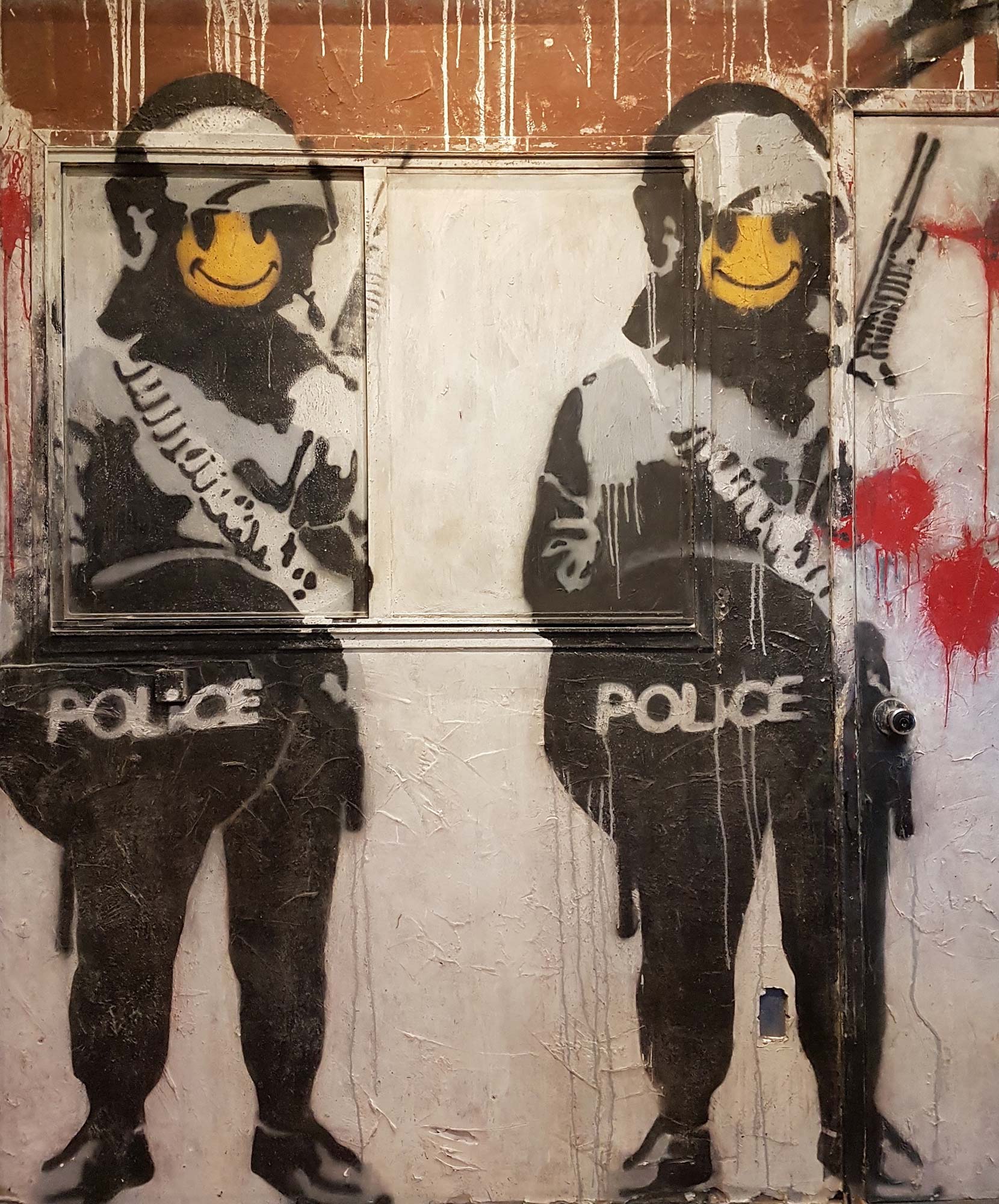 <b>BANKSY</b> <i>Double Smiley Copper</i>, 2002