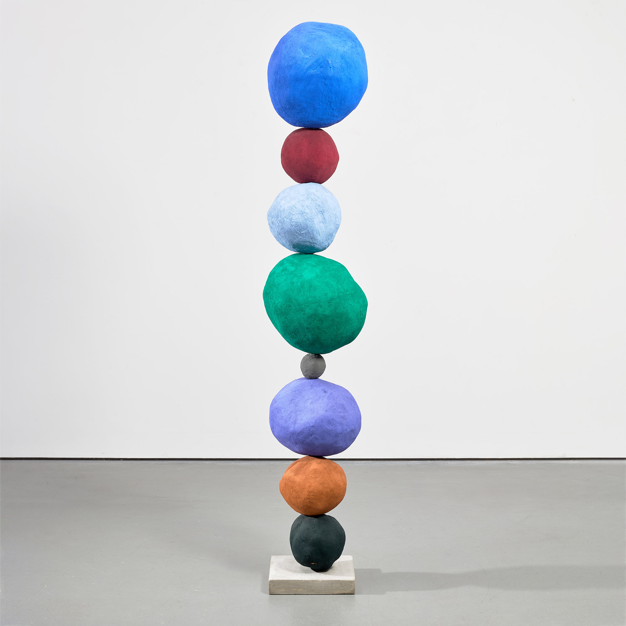 <p><strong>ANNIE MORRIS</strong> <em>Stack 8, Cobalt Blue</em>, 2016</p>
