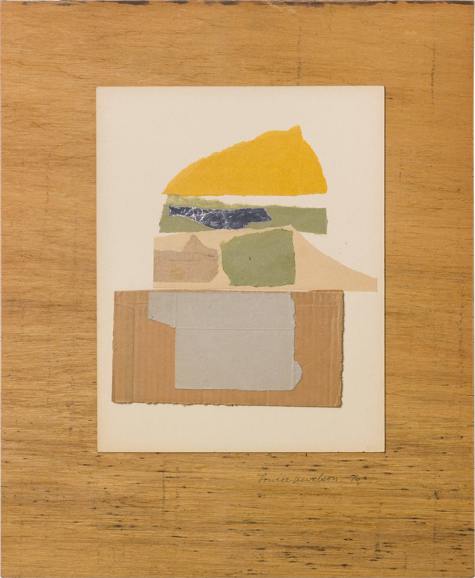 <p><strong>LOUISE NEVELSON</strong> <em>Senza titolo / Untitled</em>, 1976</p>
