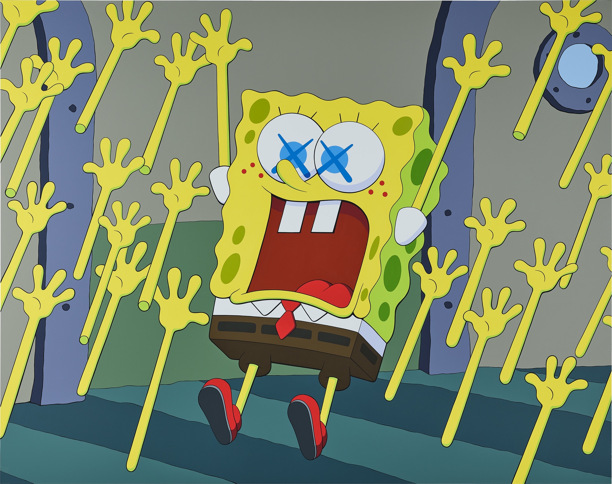 <p><strong>KAWS</strong> <em>The Walk Home</em>, 2012</p>
