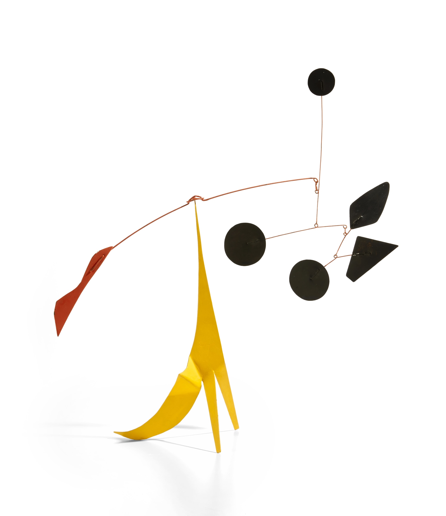 <p><strong>ALEXANDER CALDER&nbsp;</strong><em>One Yellow Crinkle,</em>&nbsp;1975</p>
