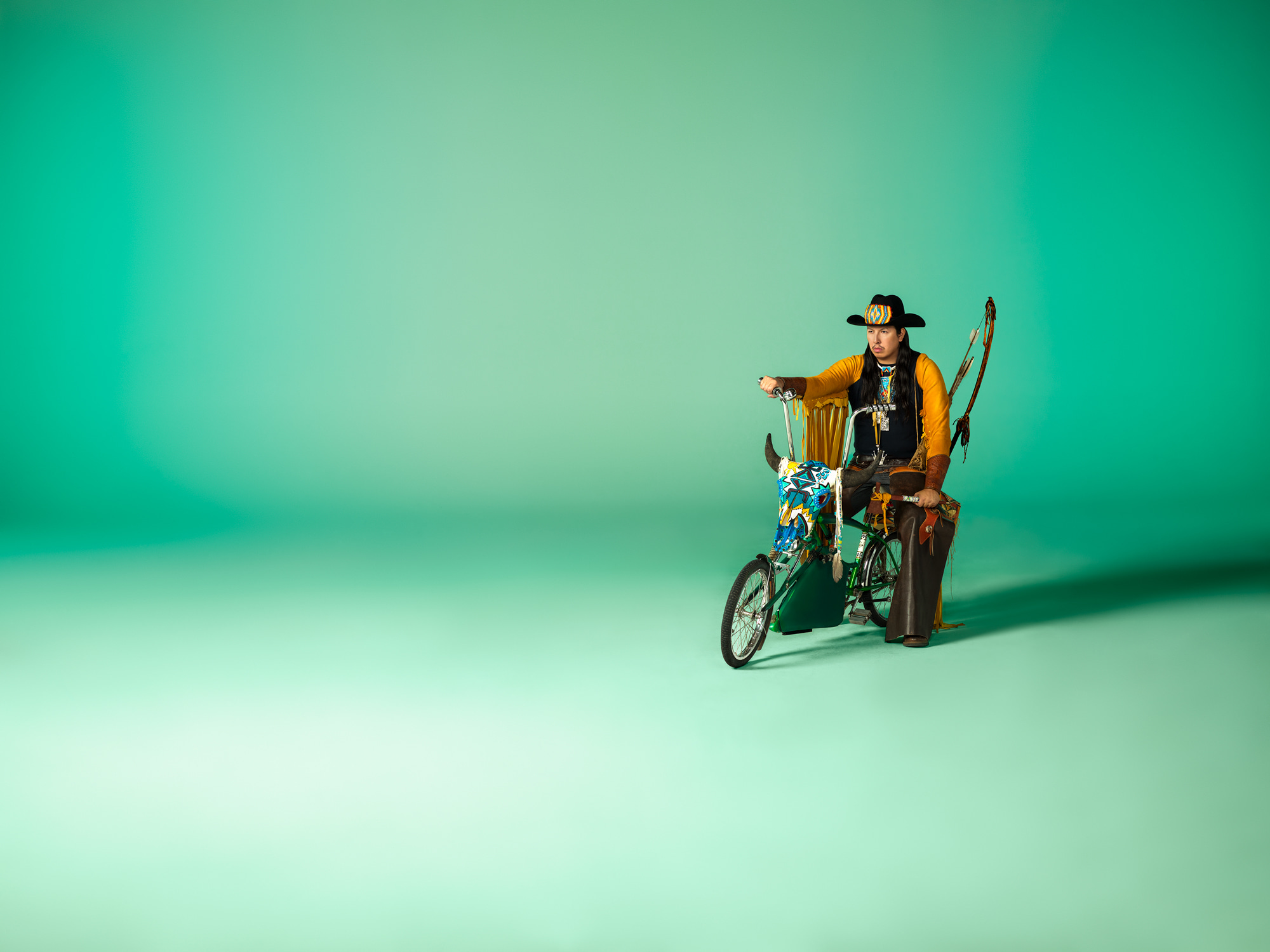 <p><strong>DANA CLAXTON</strong> <em>Easy Rider NDN</em>, 2022</p>
