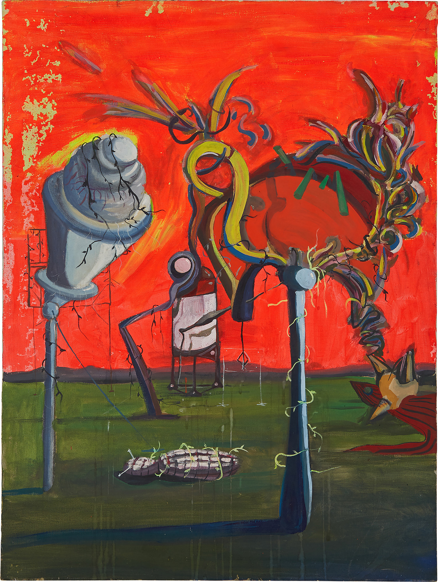<p><strong>GEORGE CONDO&nbsp;</strong><em>The Future is Already Old</em>&nbsp;| Estimate $15,000 - 20,000 | SOLD FOR&nbsp;$151,200</p>
