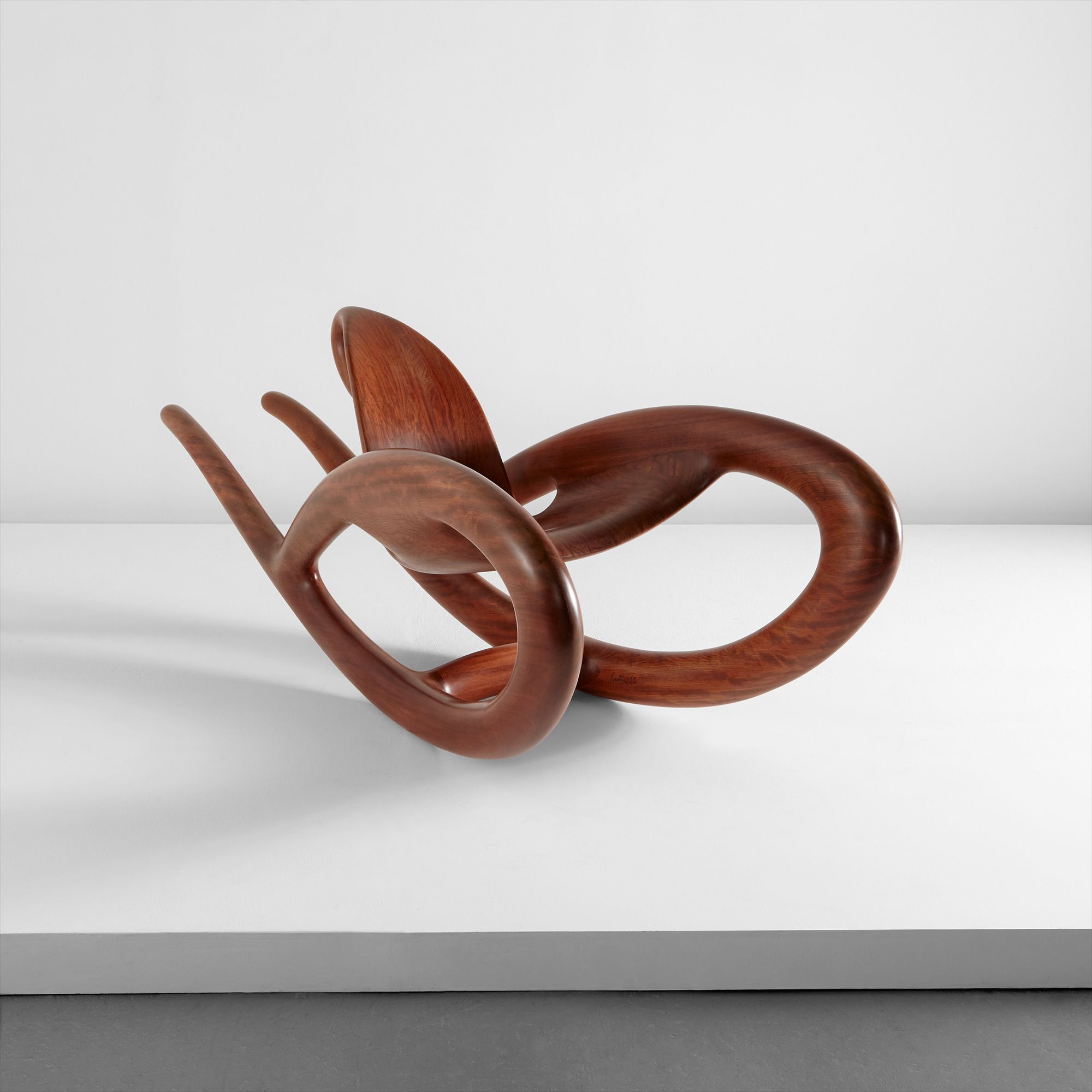 <b>WENDELL CASTLE </b>Unique 'Ghost Rider' rocking chair, executed in 2010