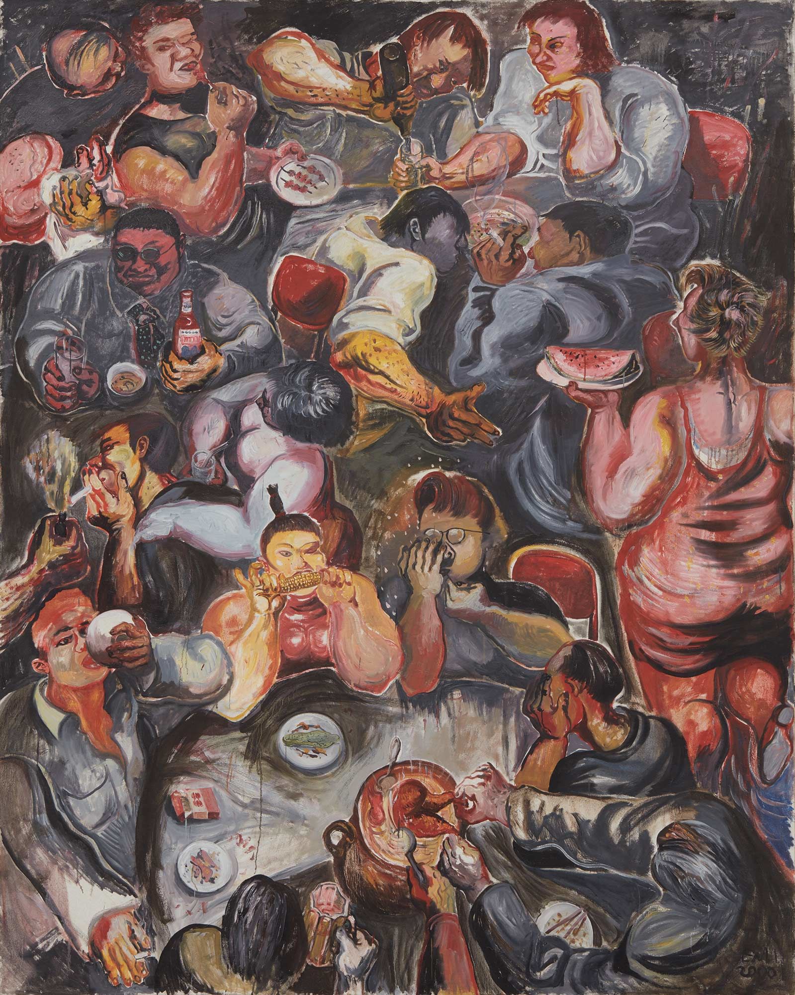 <b>ZHANG ENLI</b> <i>Eating #4</i>, 2000