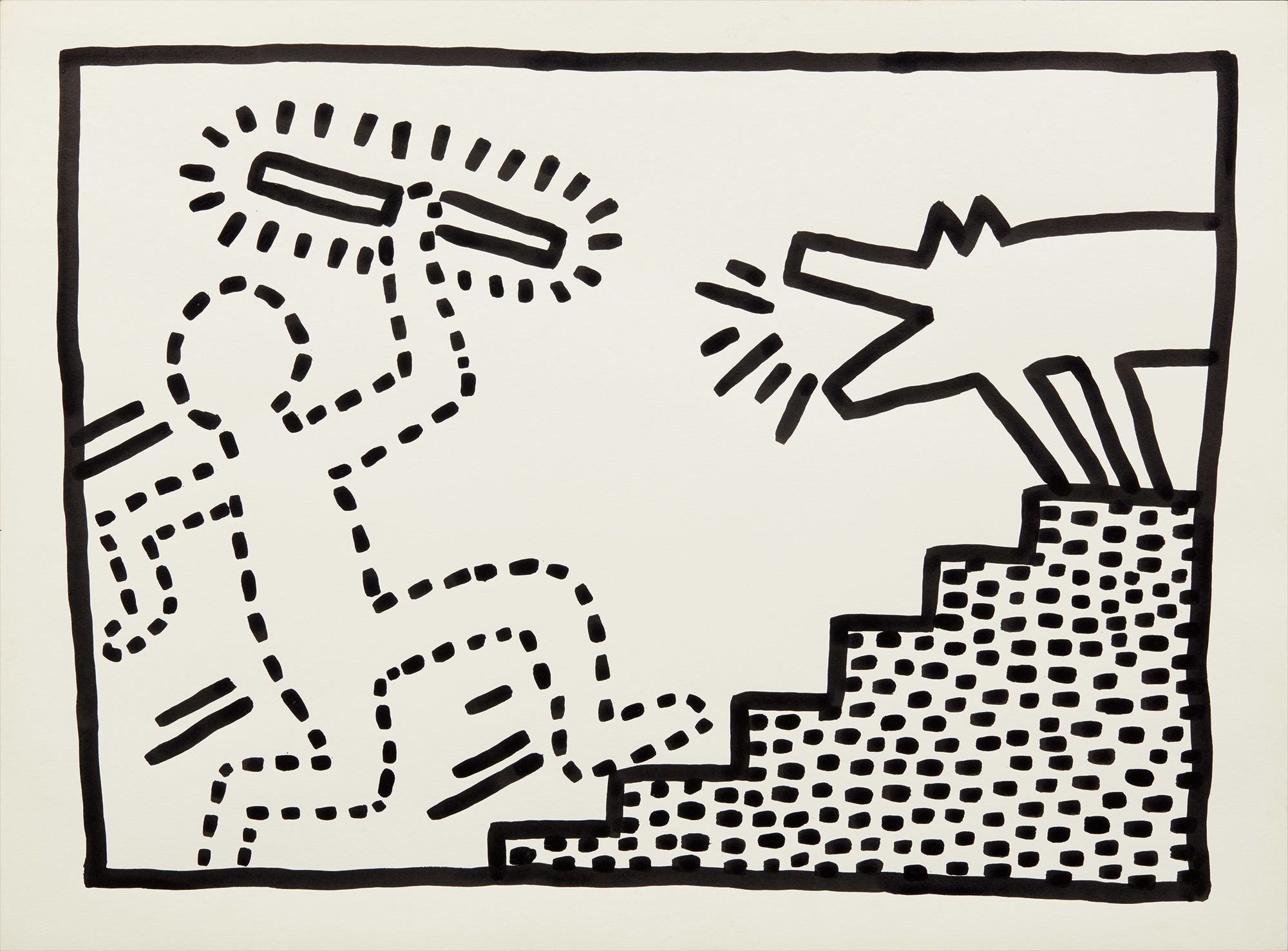 <b>KEITH HARING</b> <i>Untitled</i>, 1981