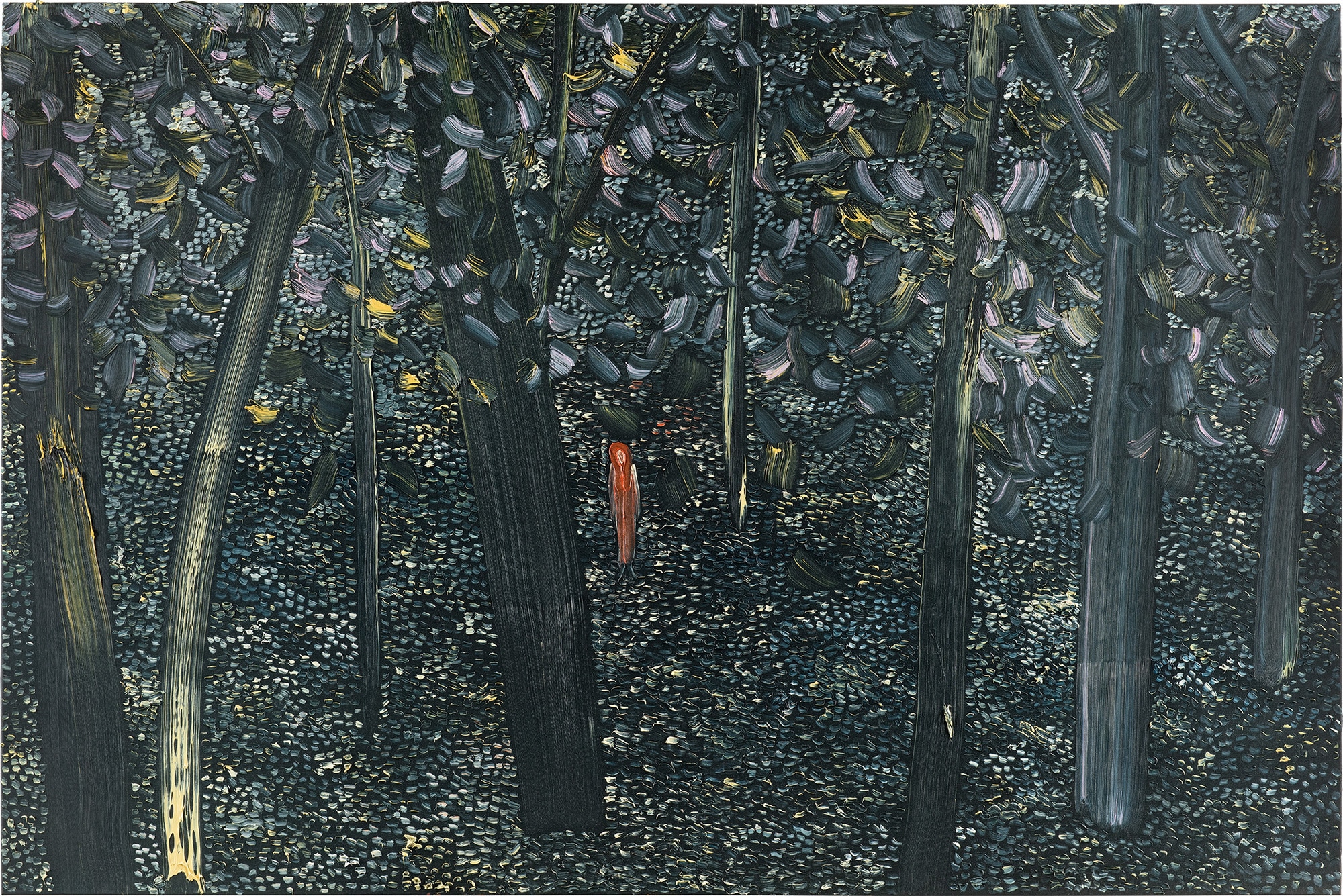 <p><strong>MATTHEW WONG</strong><em> Figure in a Night Landscape</em>, 2017</p>
