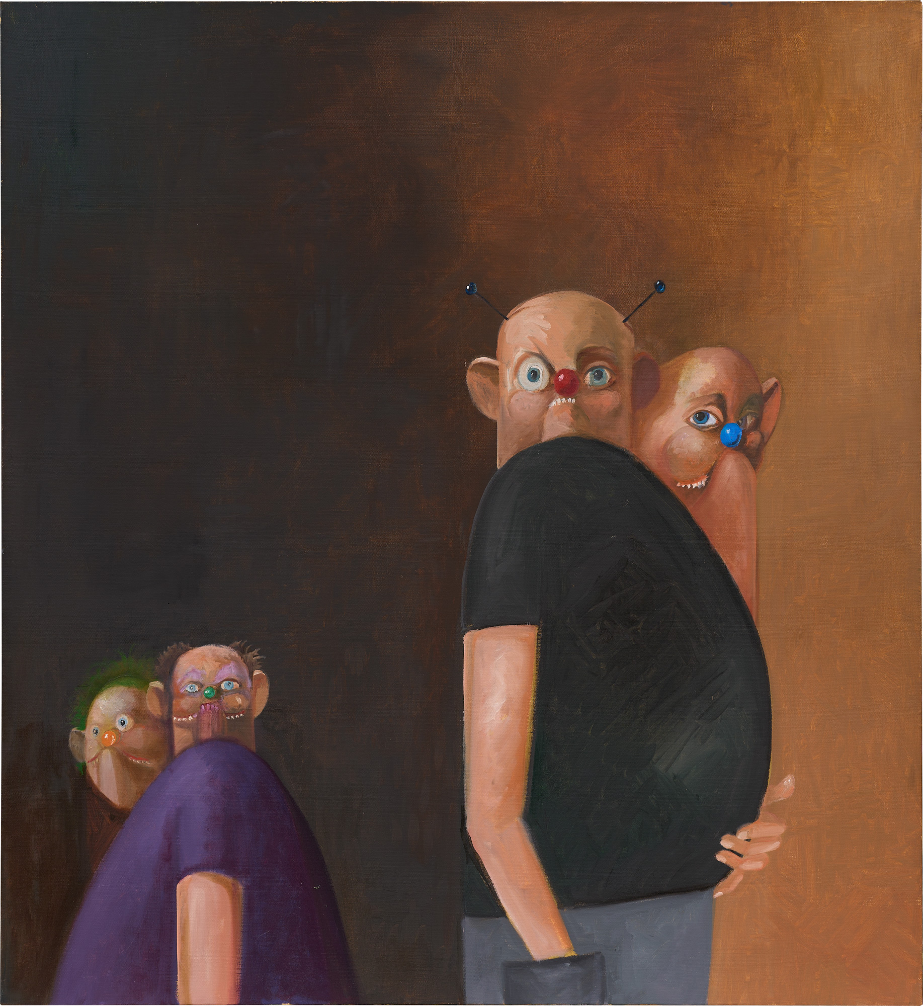<p><strong>GEORGE CONDO</strong> <em>The Strangers</em>, 2009 </p>