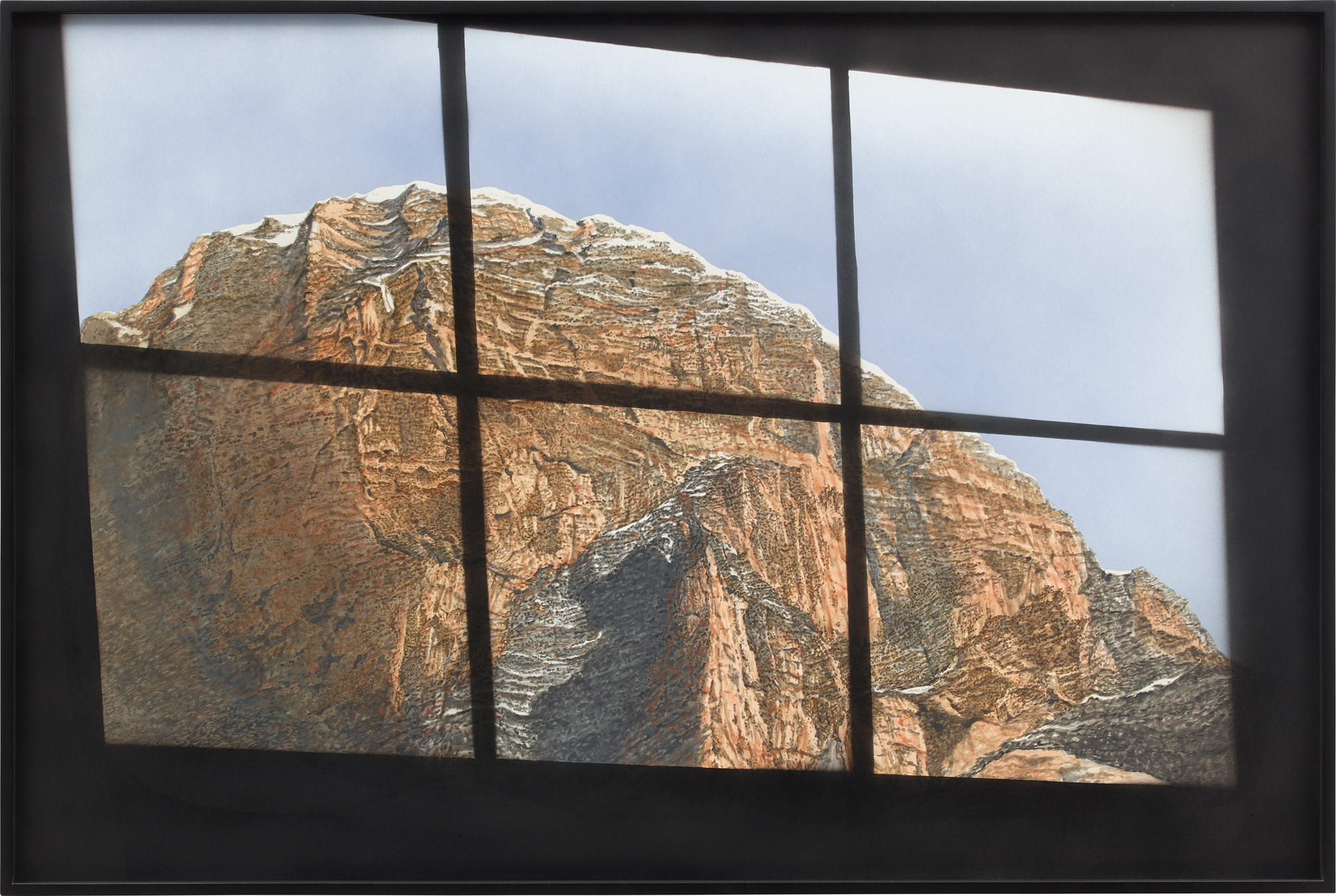 <p><strong>ED RUSCHA</strong> <em>Spied Upon Scene: Window</em>, 2017</p>