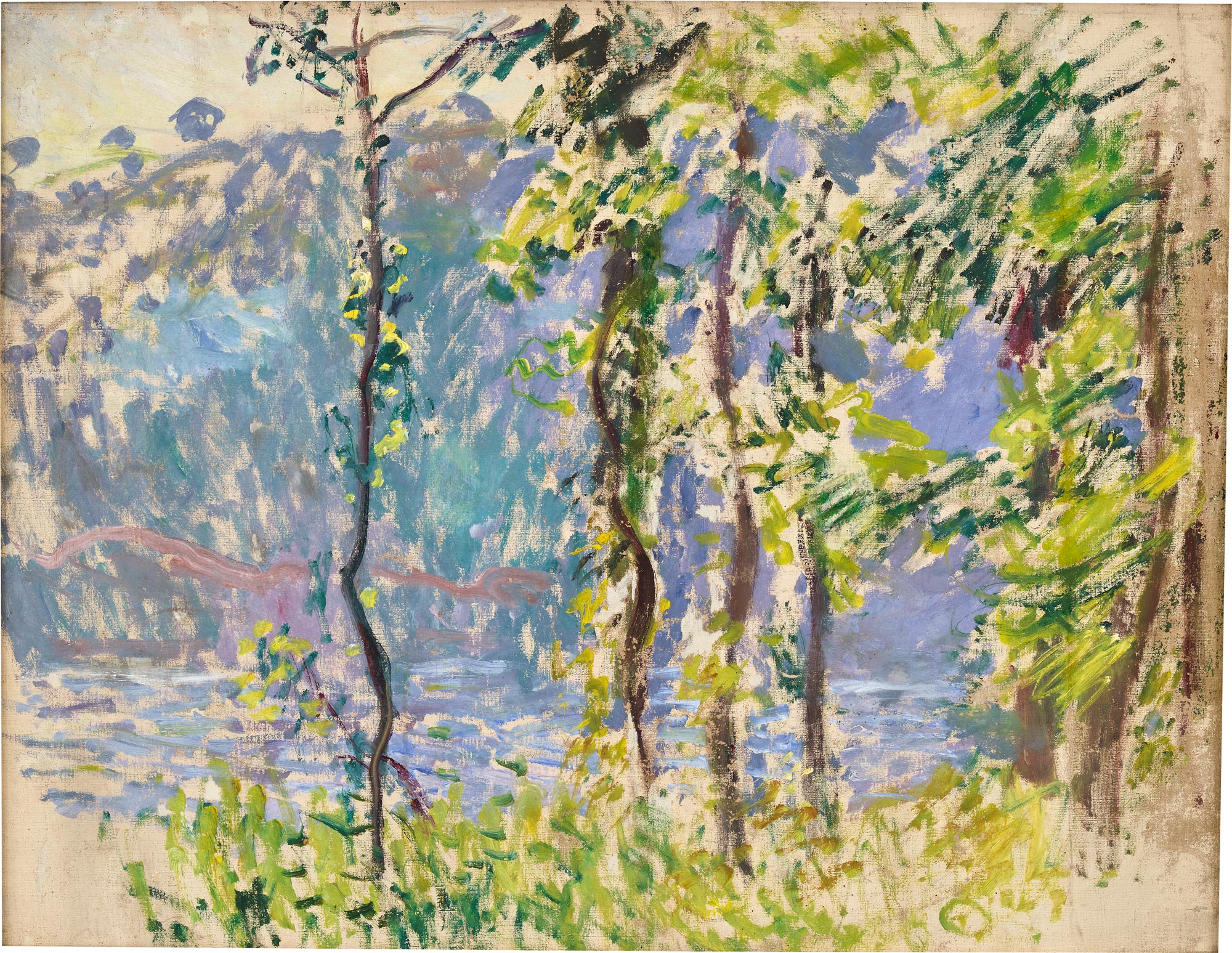 <p><strong>CLAUDE MONET</strong> <em>Paysage à Villez</em></p>