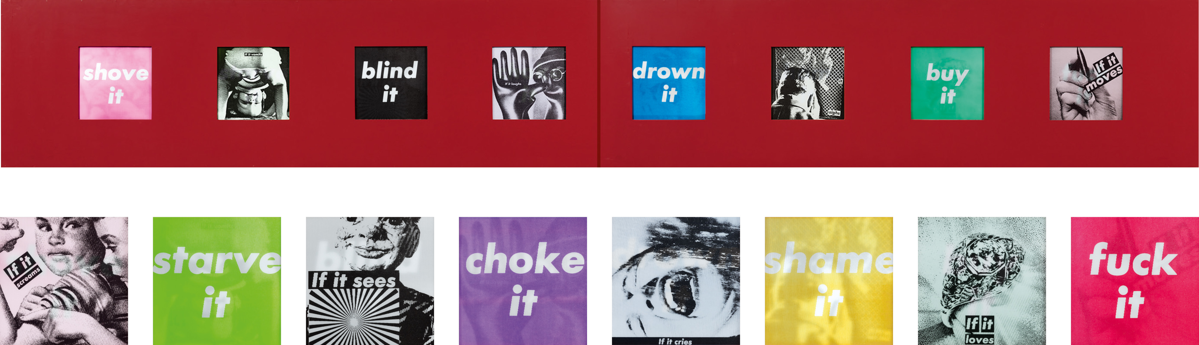 額装品/バーバラ クルーガー UNTITLED1982 We will 額装品/バーバラ クルーガー UNTITLED1982 We will