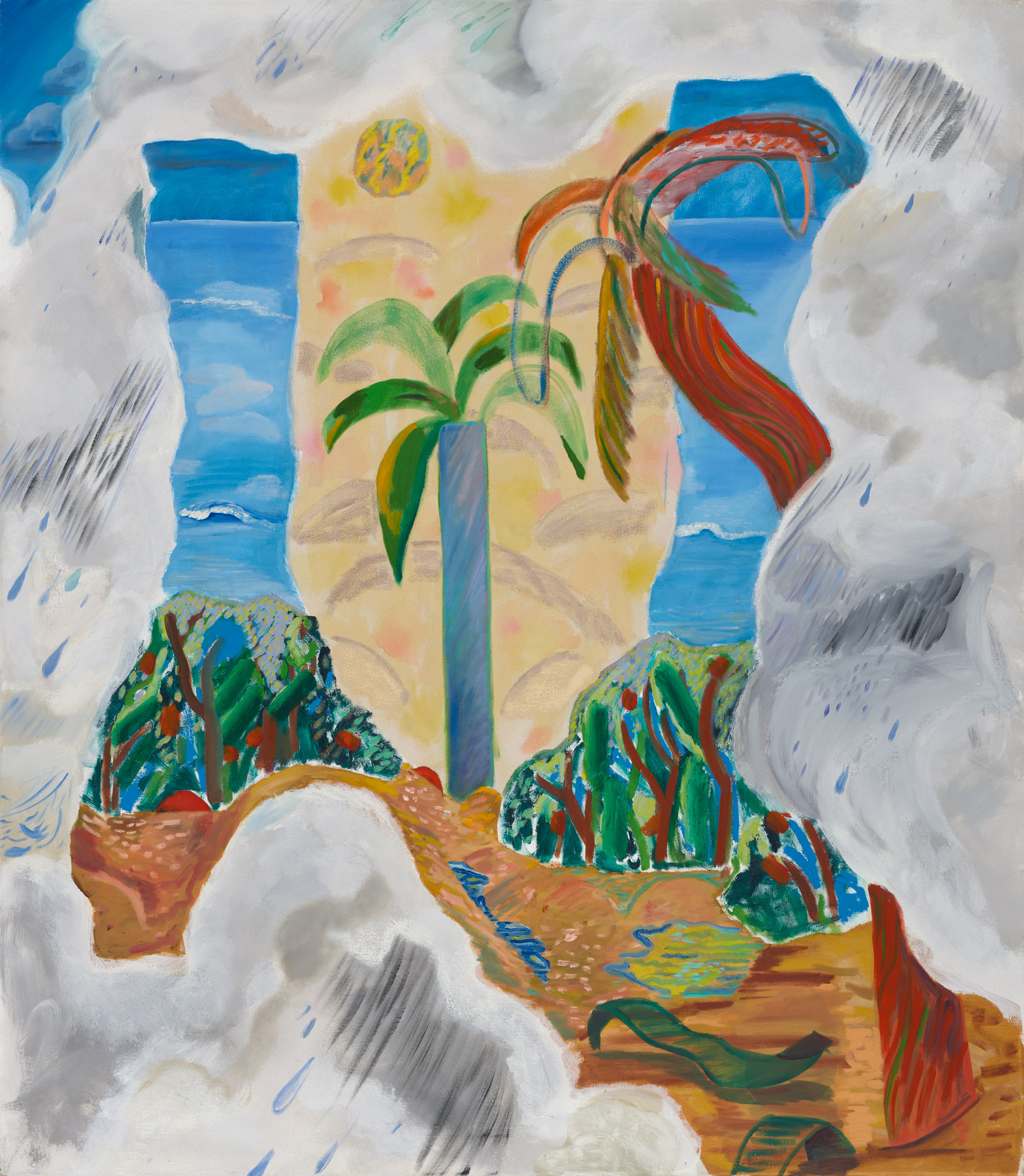 <p><strong>SHARA HUGHES </strong><em>Bad News Beach</em>, 2016</p>