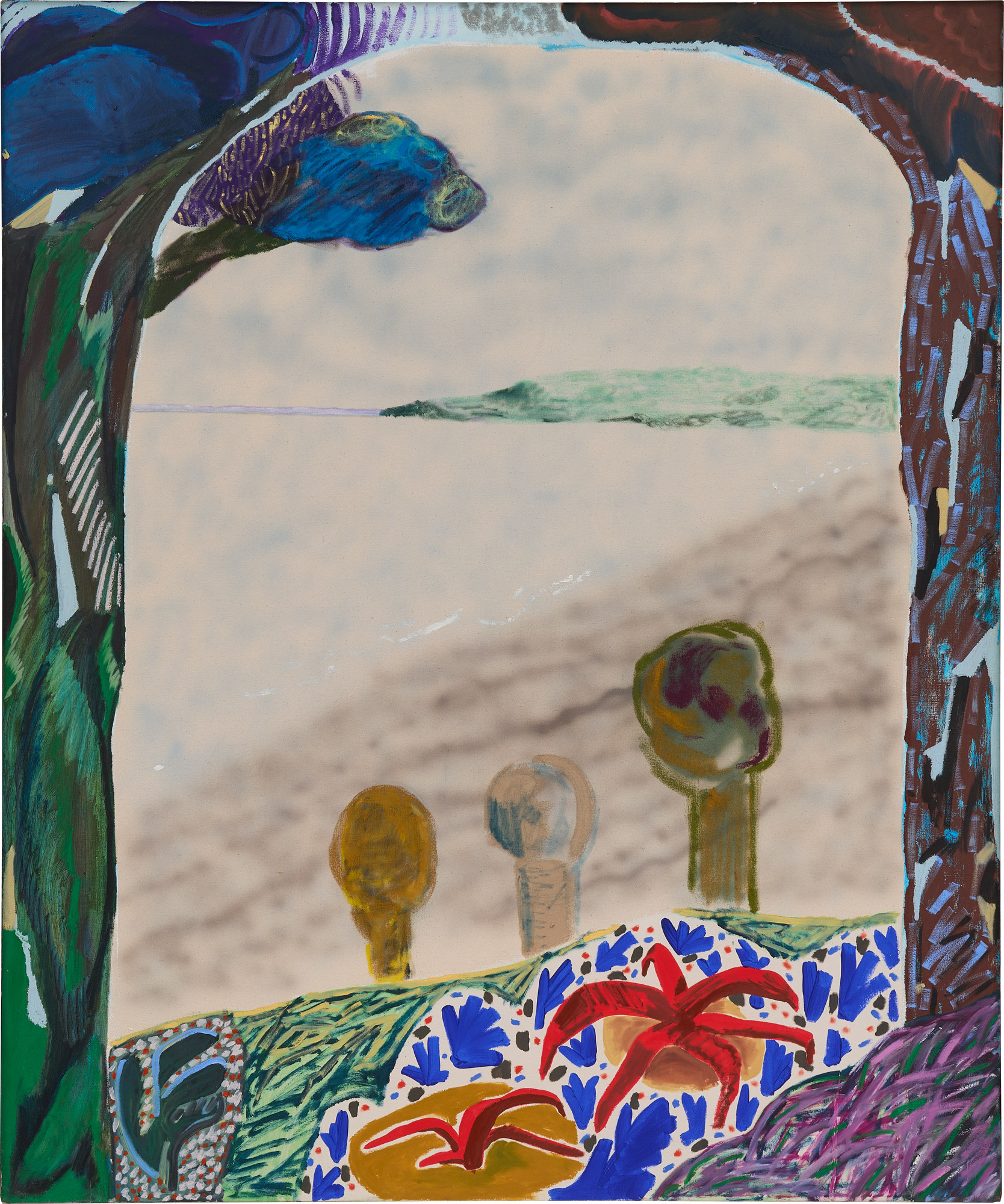 <p><strong>SHARA HUGHES</strong> <em>Over the Overcast</em>, 2017 </p>