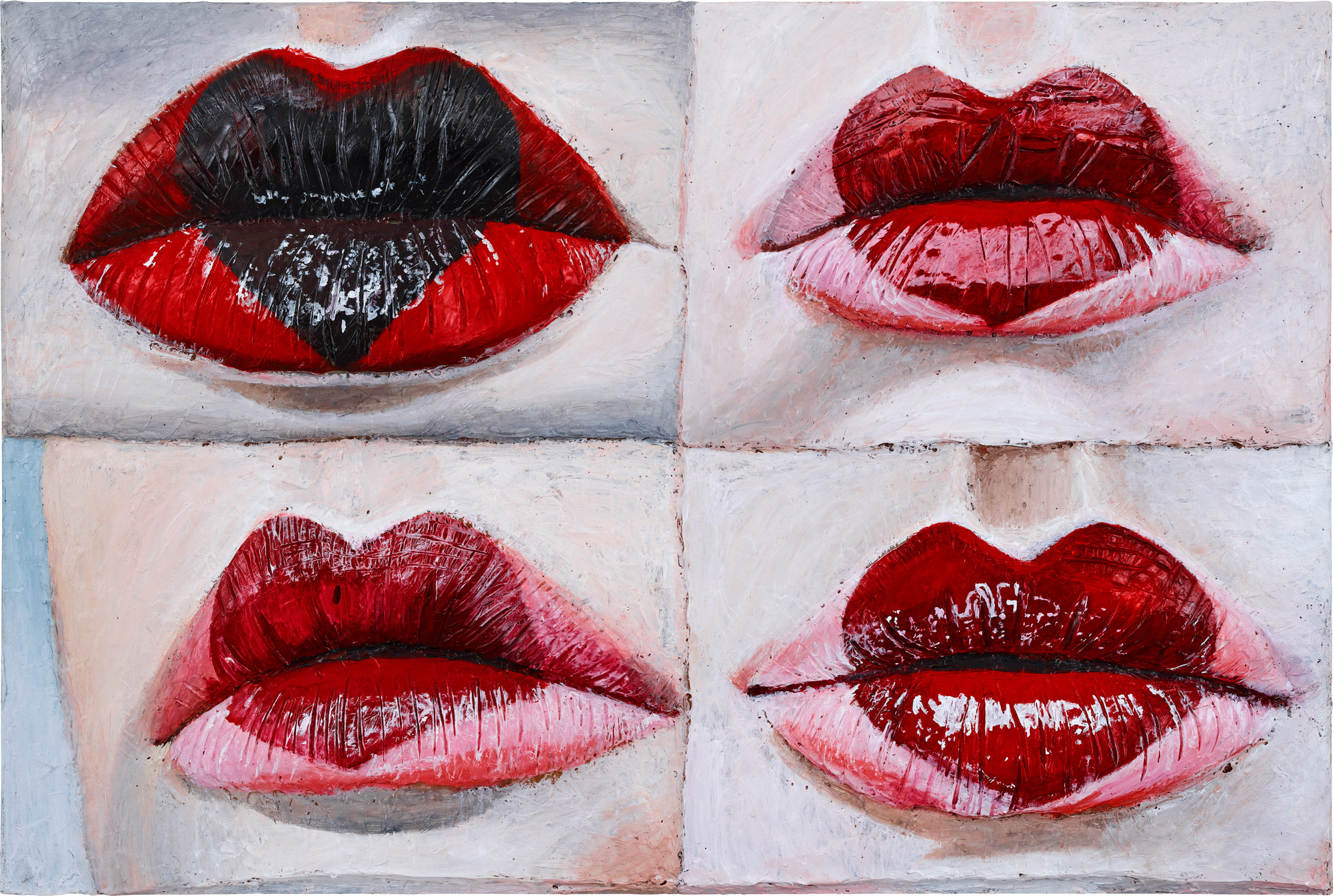 <p><strong>GINA BEAVERS</strong> <em>Heart Kiss on the Lips</em>, 2021</p>