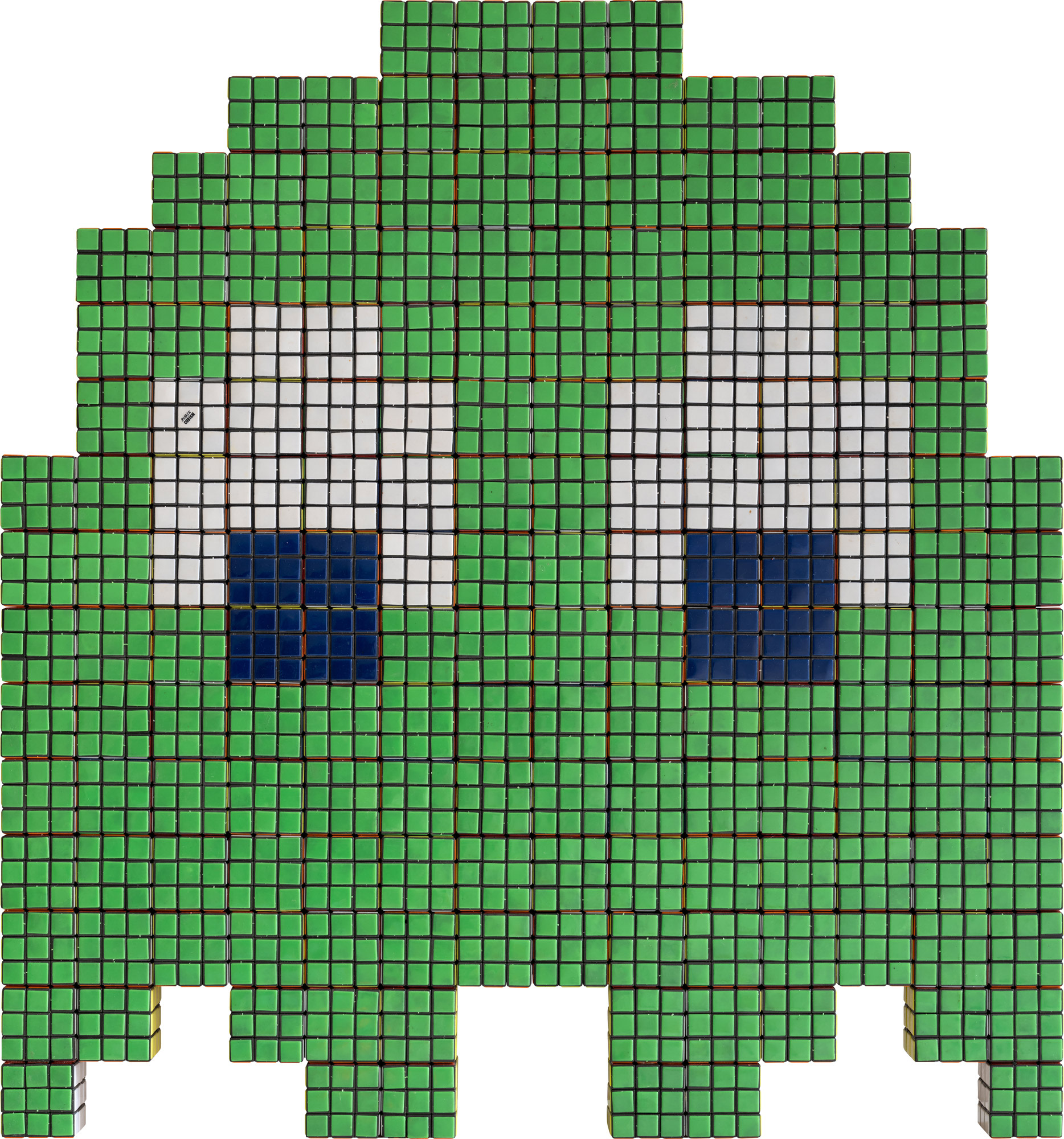<p><strong>INVADER</strong> <em>Rubik Green Ghost</em>, 2008</p>