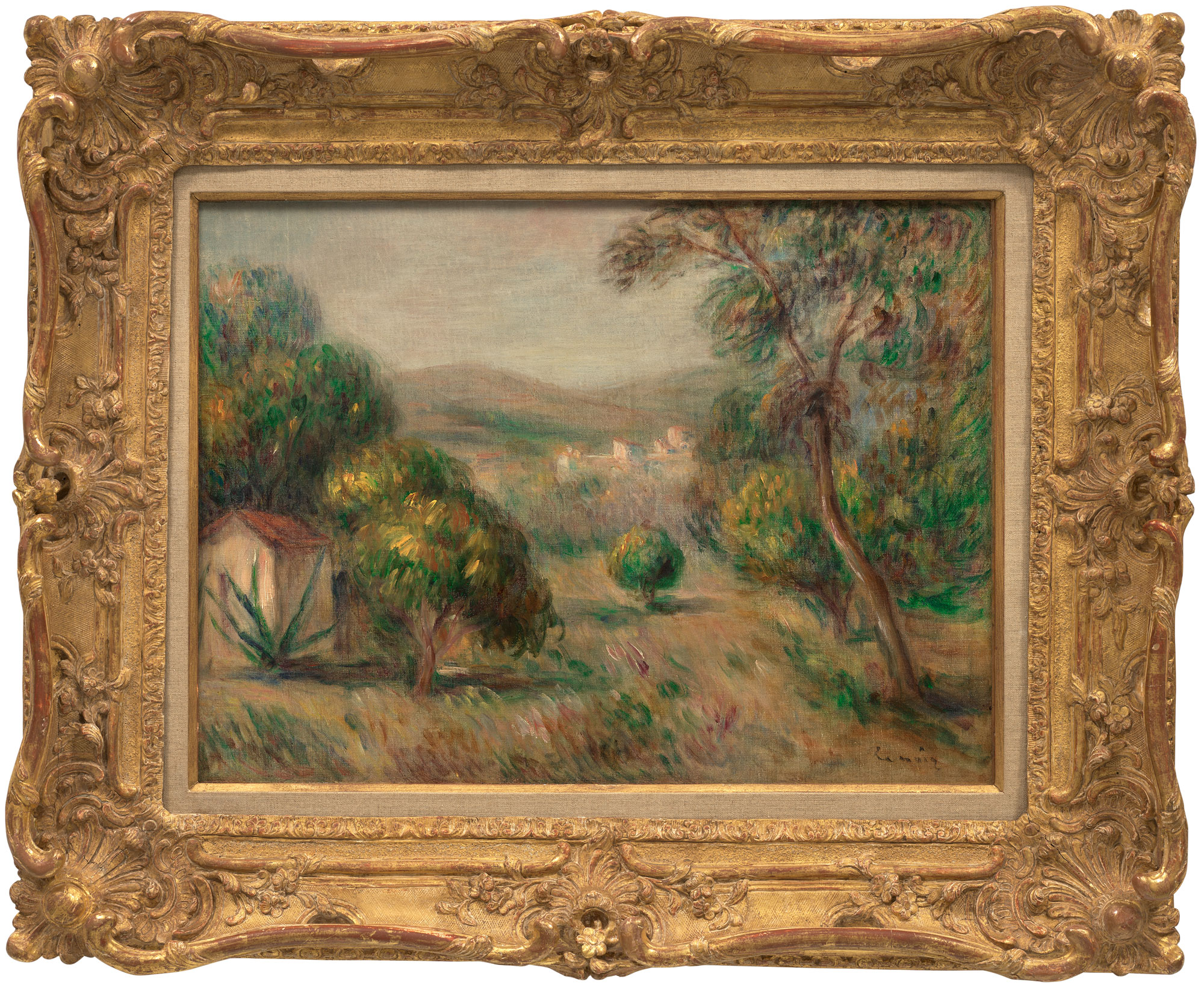 <p><strong>PIERRE -AUGUST RENOIR</strong> <em>Paysage aux oliviers</em>, HK$2,000,000–3,000,000</p>