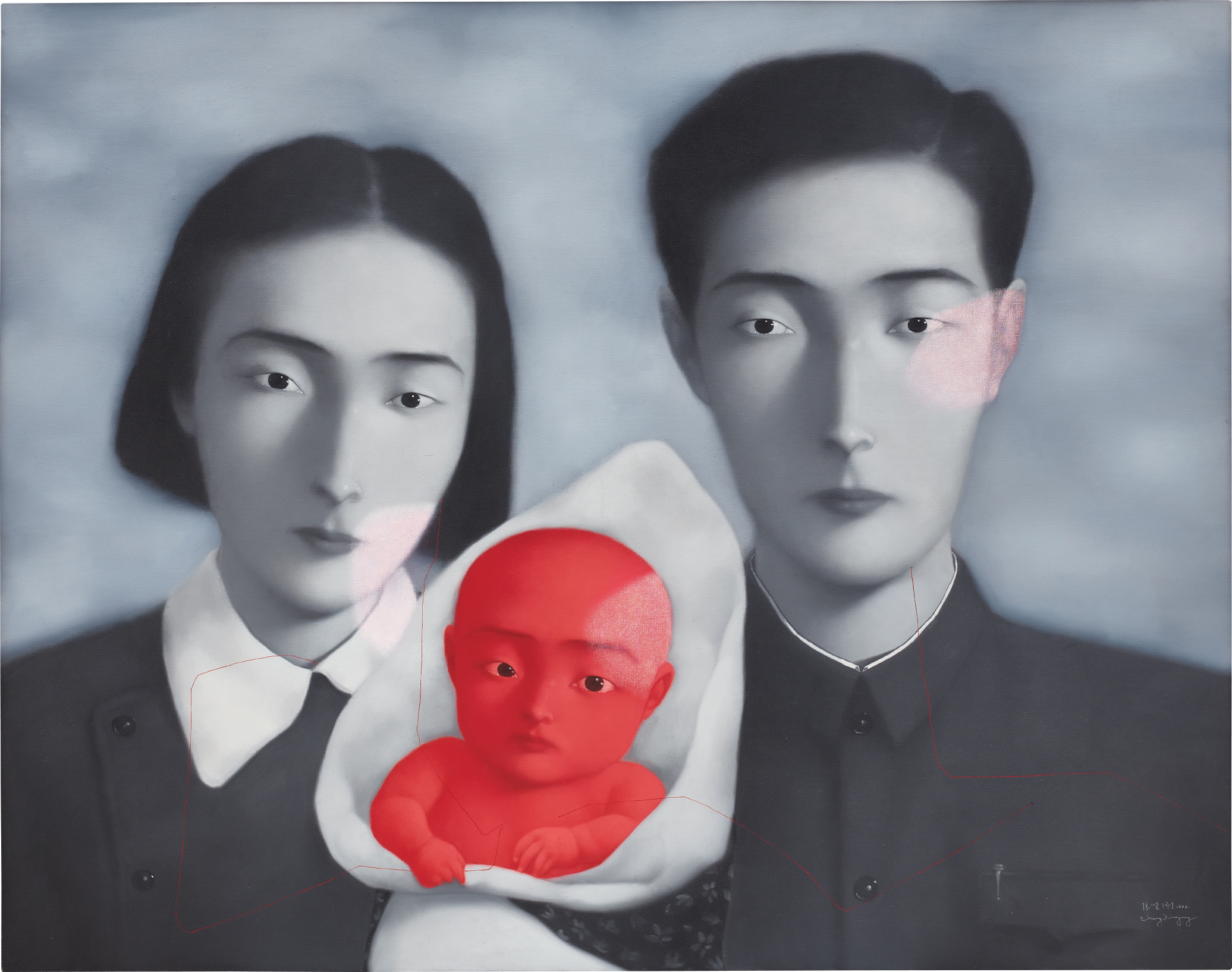 <b>ZHANG XIAOGANG</b> <i>Bloodline: Big Family No.9</i>, 1996