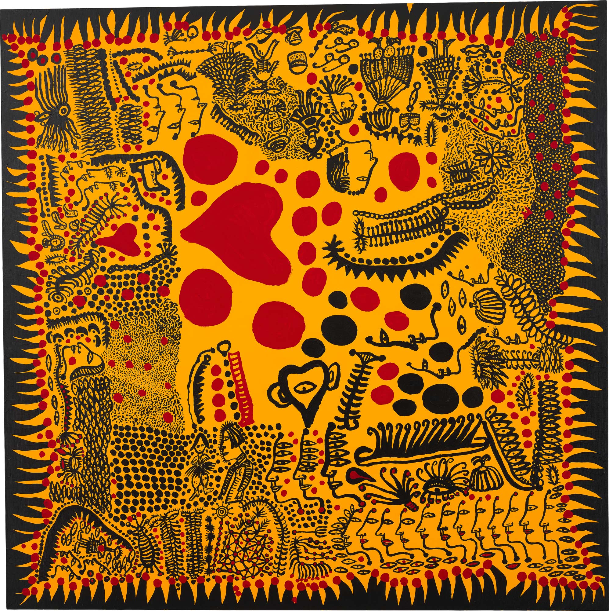 <p><strong>YAYOI KUSAMA</strong> <em>I Who Sing in Celebration of Humanity</em>, 2009</p>