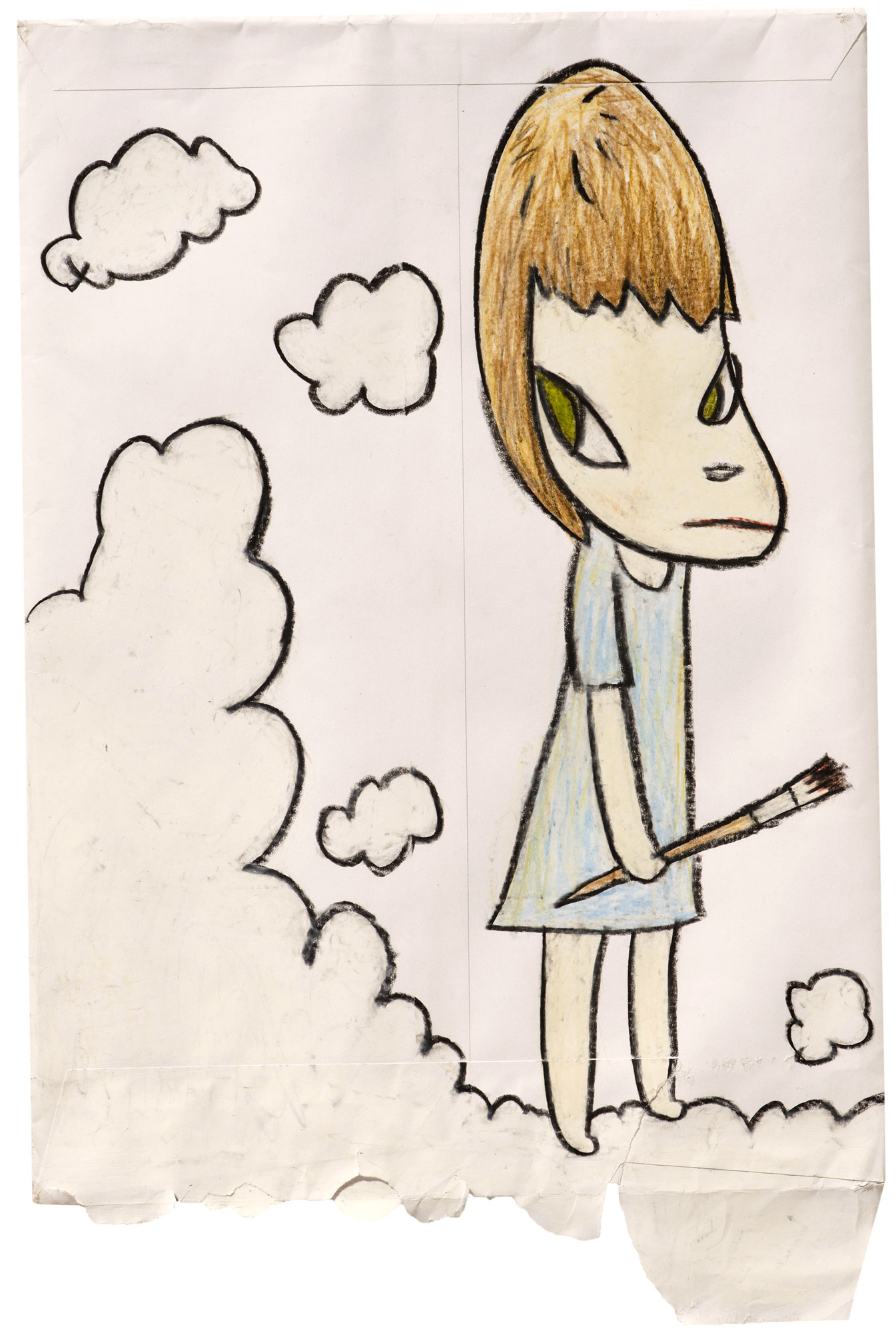 <p><strong>YOSHITOMO NARA</strong> <em>Untitled</em>, HK$800,000&ndash;1,200,000</p>
