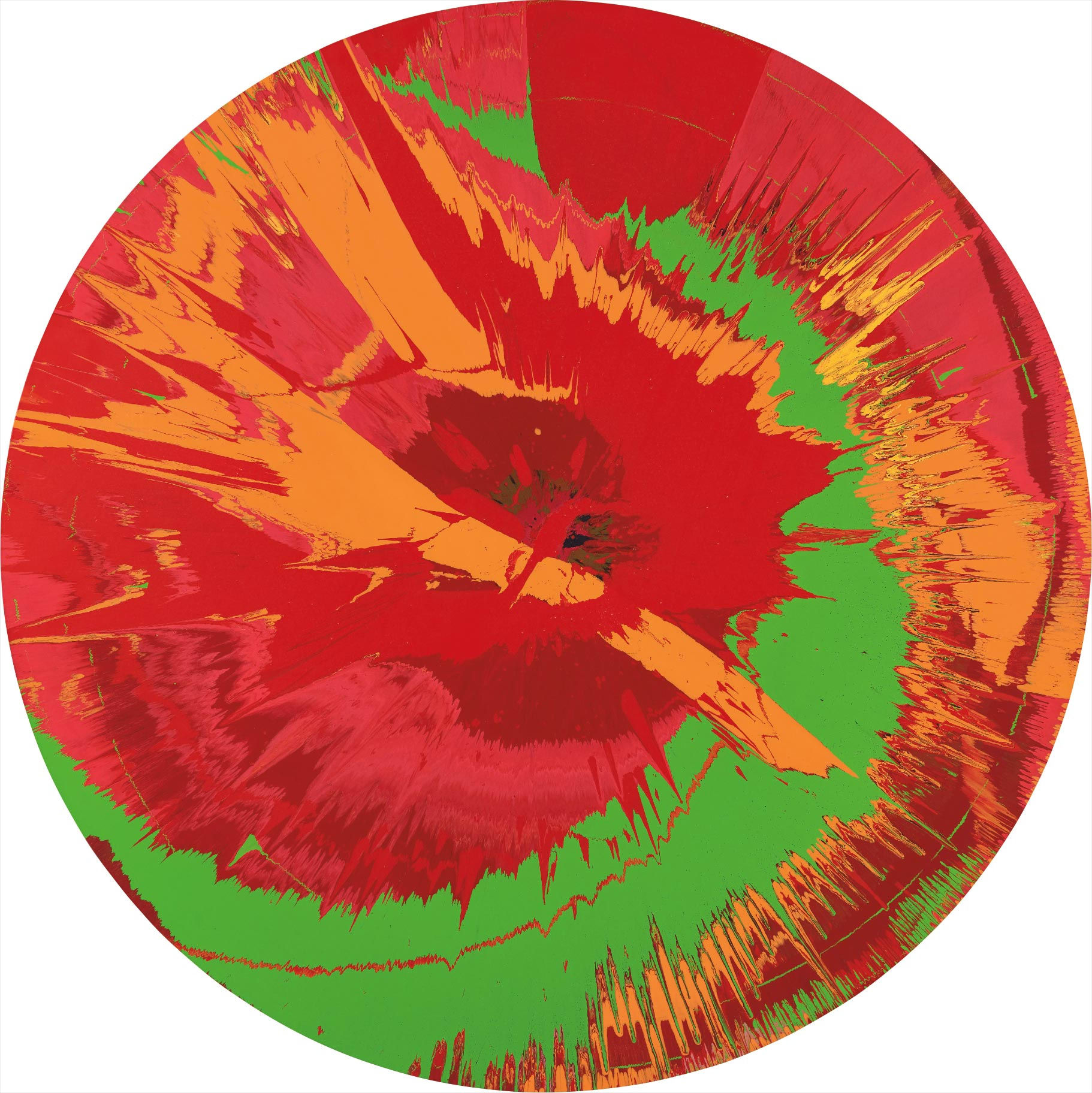 <b>DAMIEN HIRST </b><i>Beautiful Romance in the Age of Uncertainty Party Painting III</i>, 2003