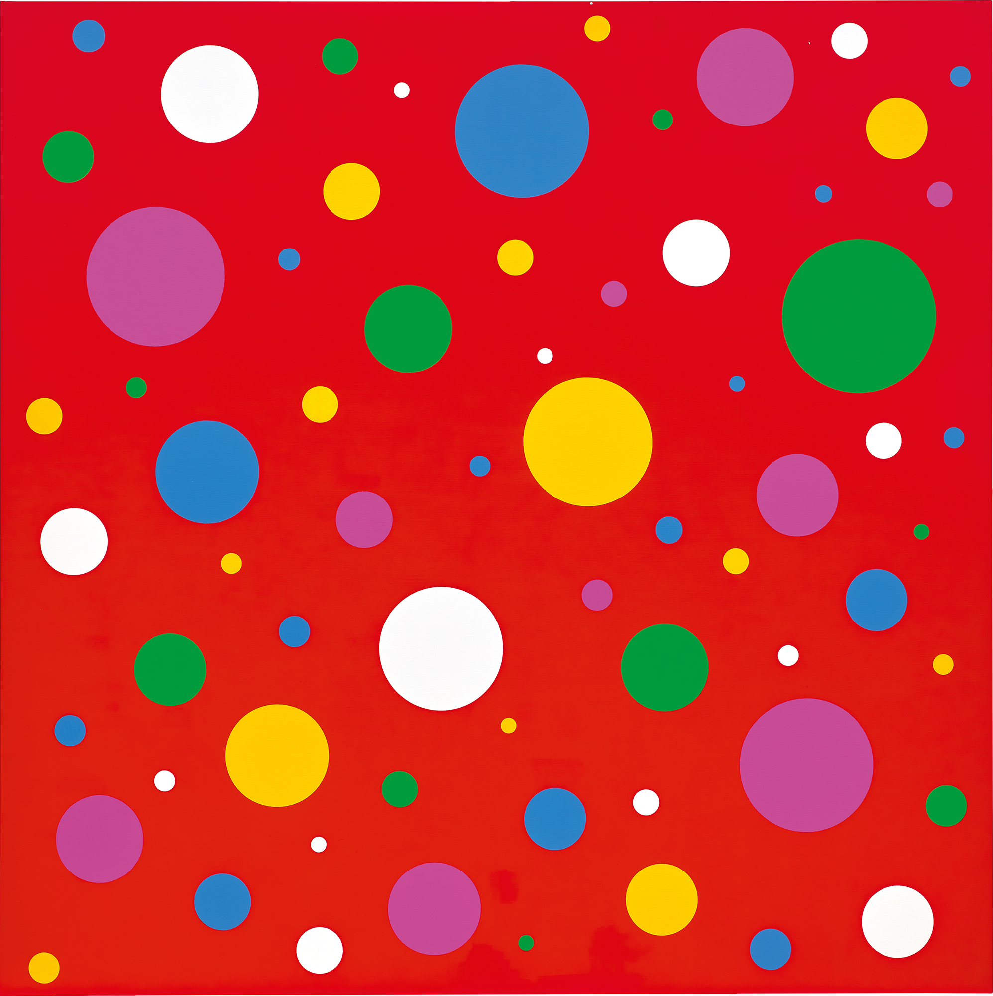 <p><strong>YAYOI KUSAMA</strong> <em>SUMMER-STARS QPTW</em>, 2007</p>
