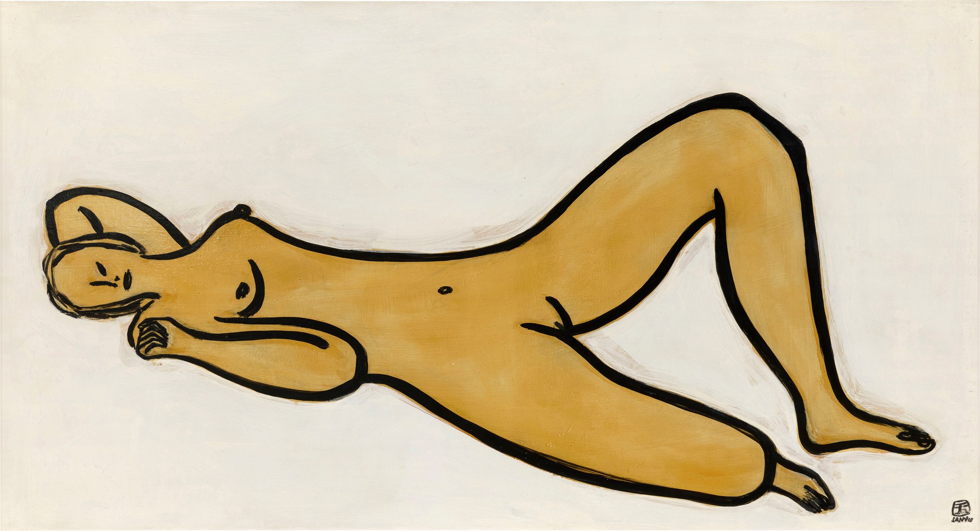 <p><strong>SANYU</strong> <em>Reclining Nude, with Raised Knee II</em>, 1950s/1960s</p>